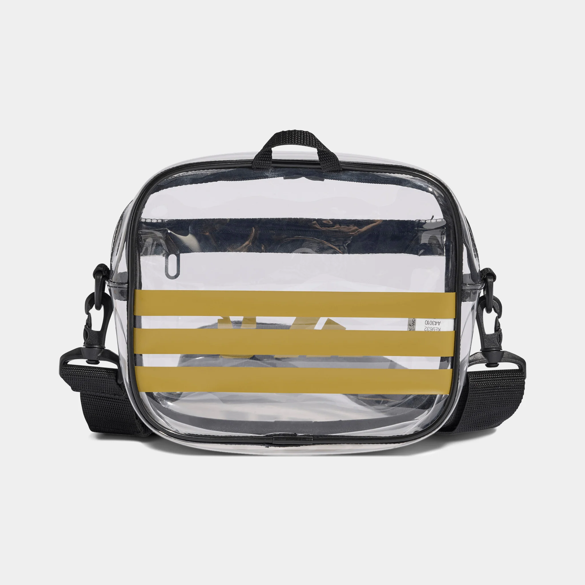 adidas Clear Crossbody Bag Black / Gold - Image 2
