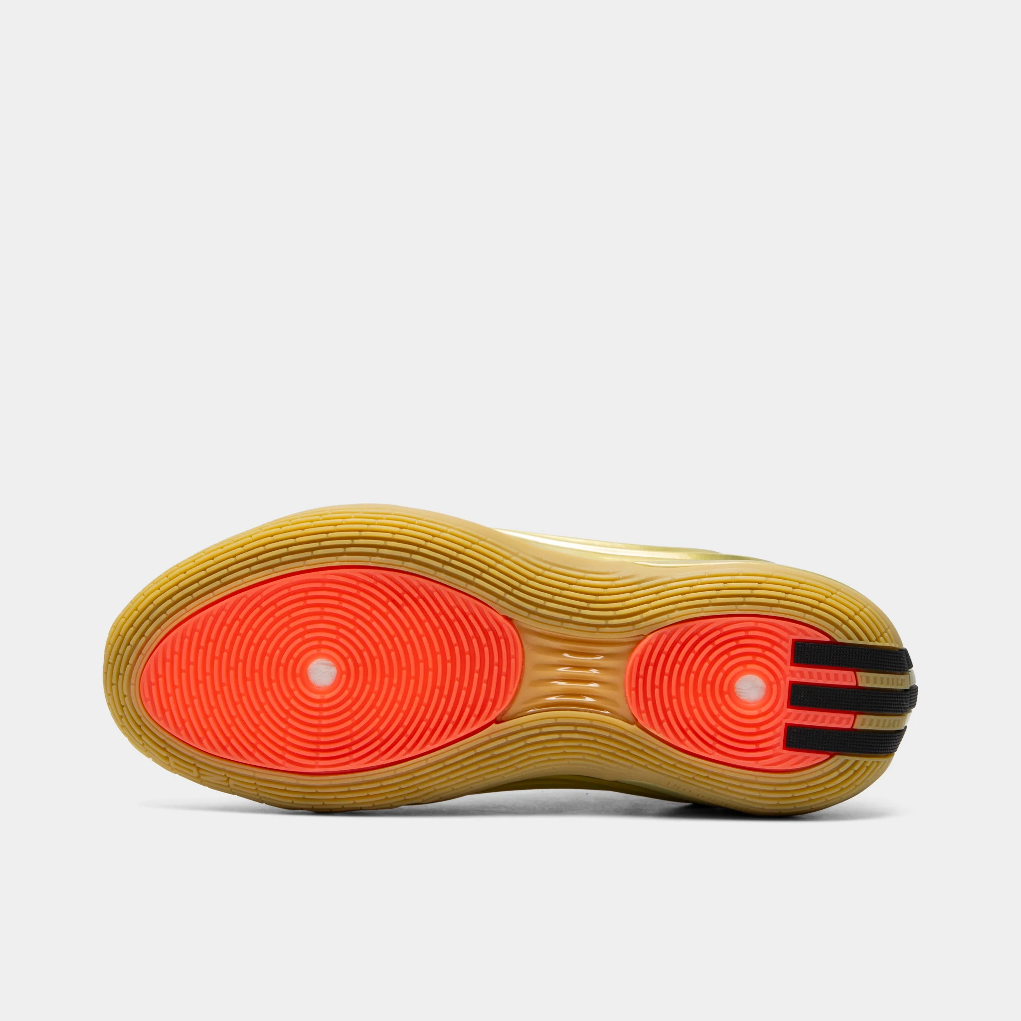 adidas Harden Volume 10 Gold Metallic / Black - Solar Turbo - Image 6