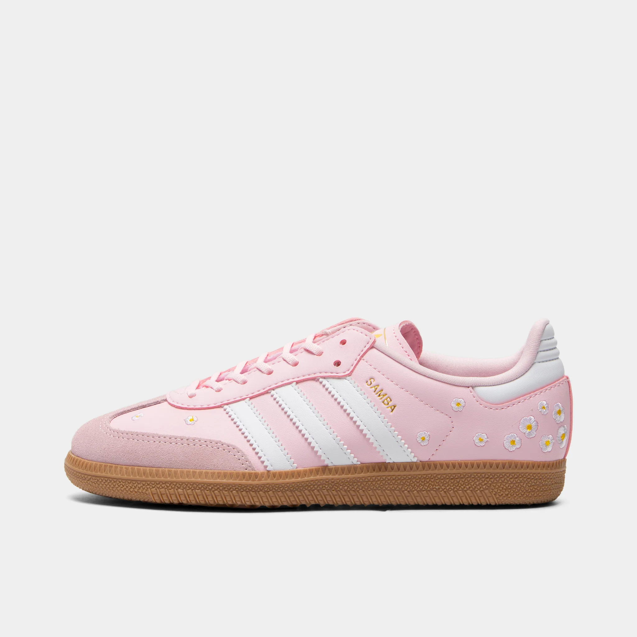 adidas Junior Girls' Samba Pink / White
