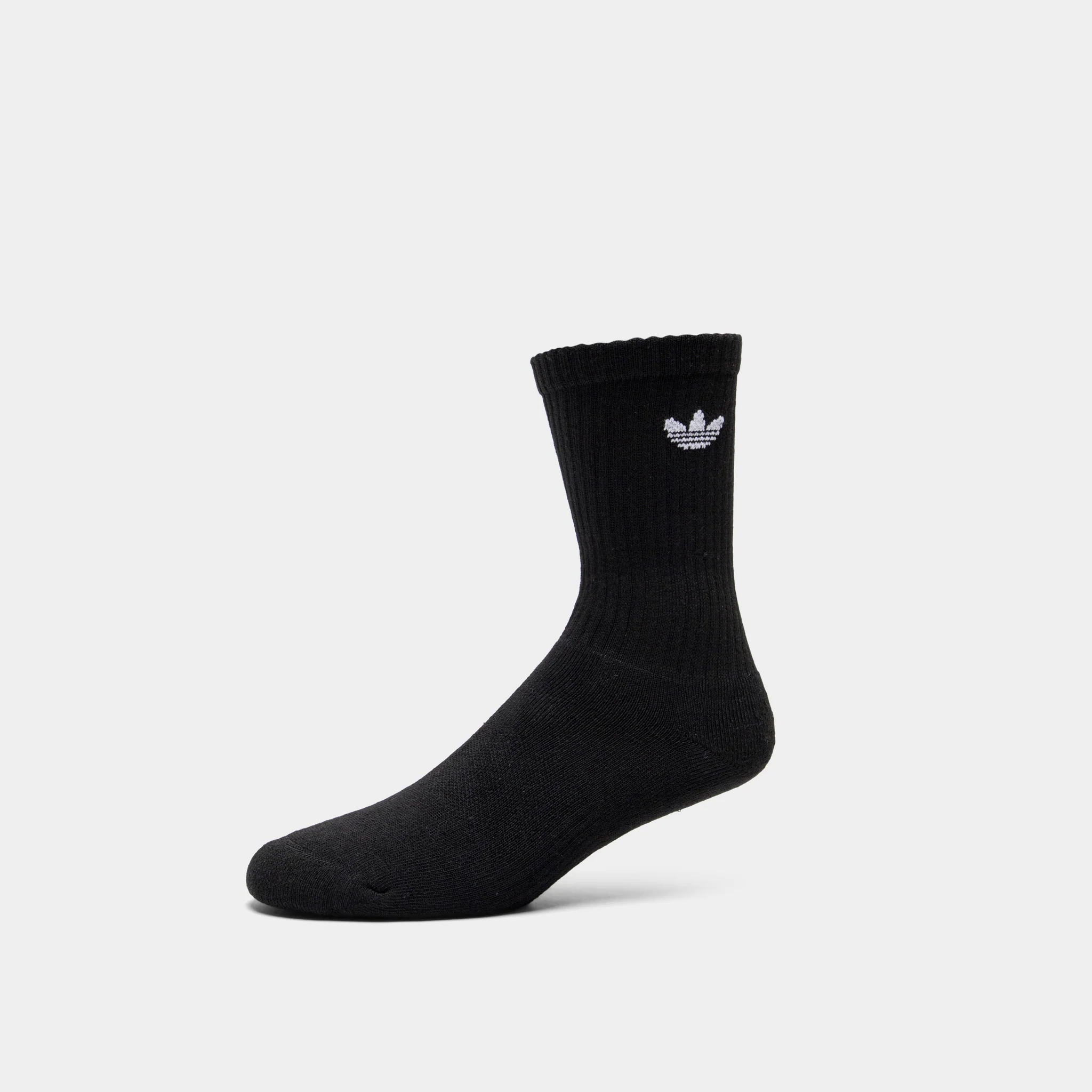 adidas Originals Trefoil 2.0 Quarter Socks / Black  (6-Pack)