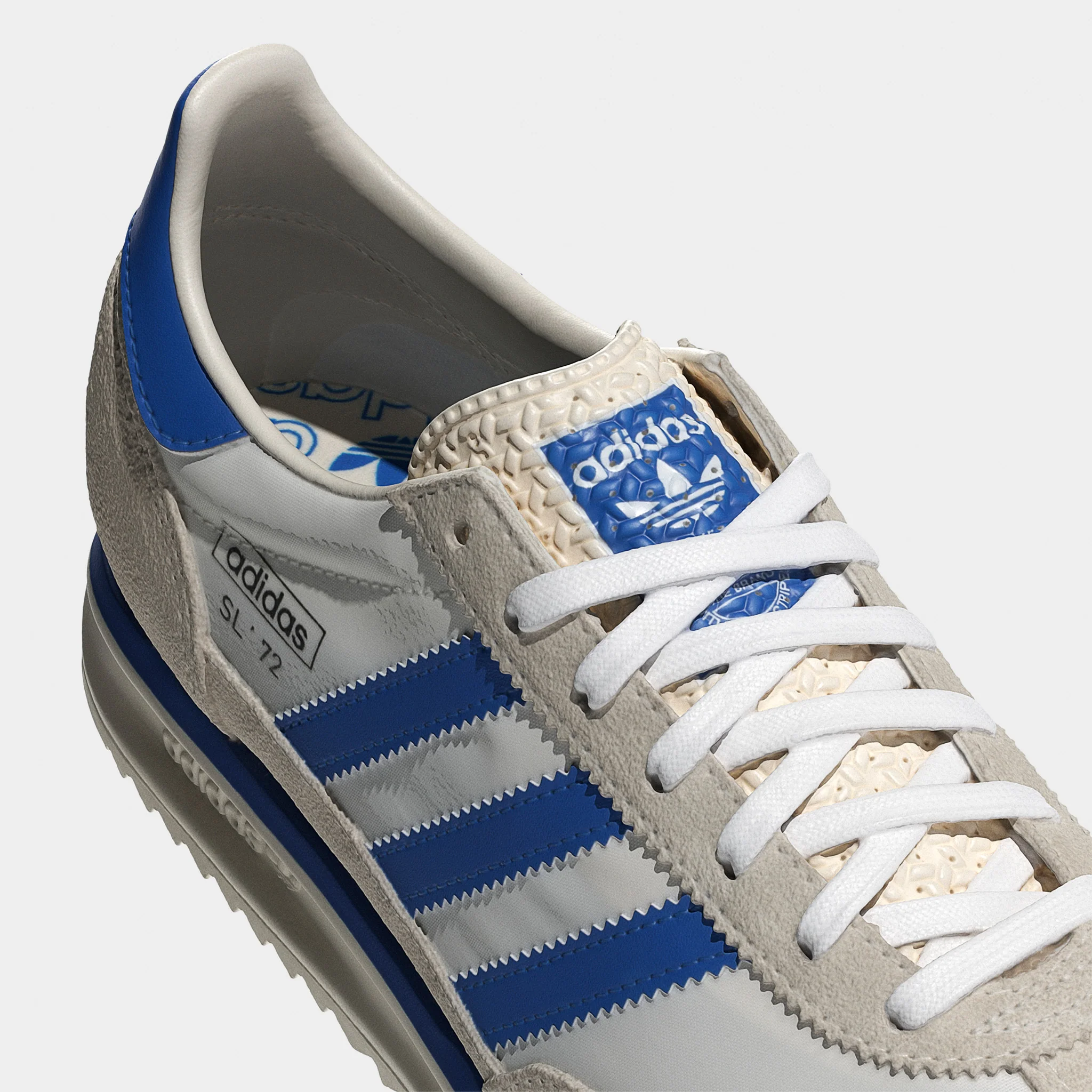 adidas SL 72 Chalk White / Blue - Image 3