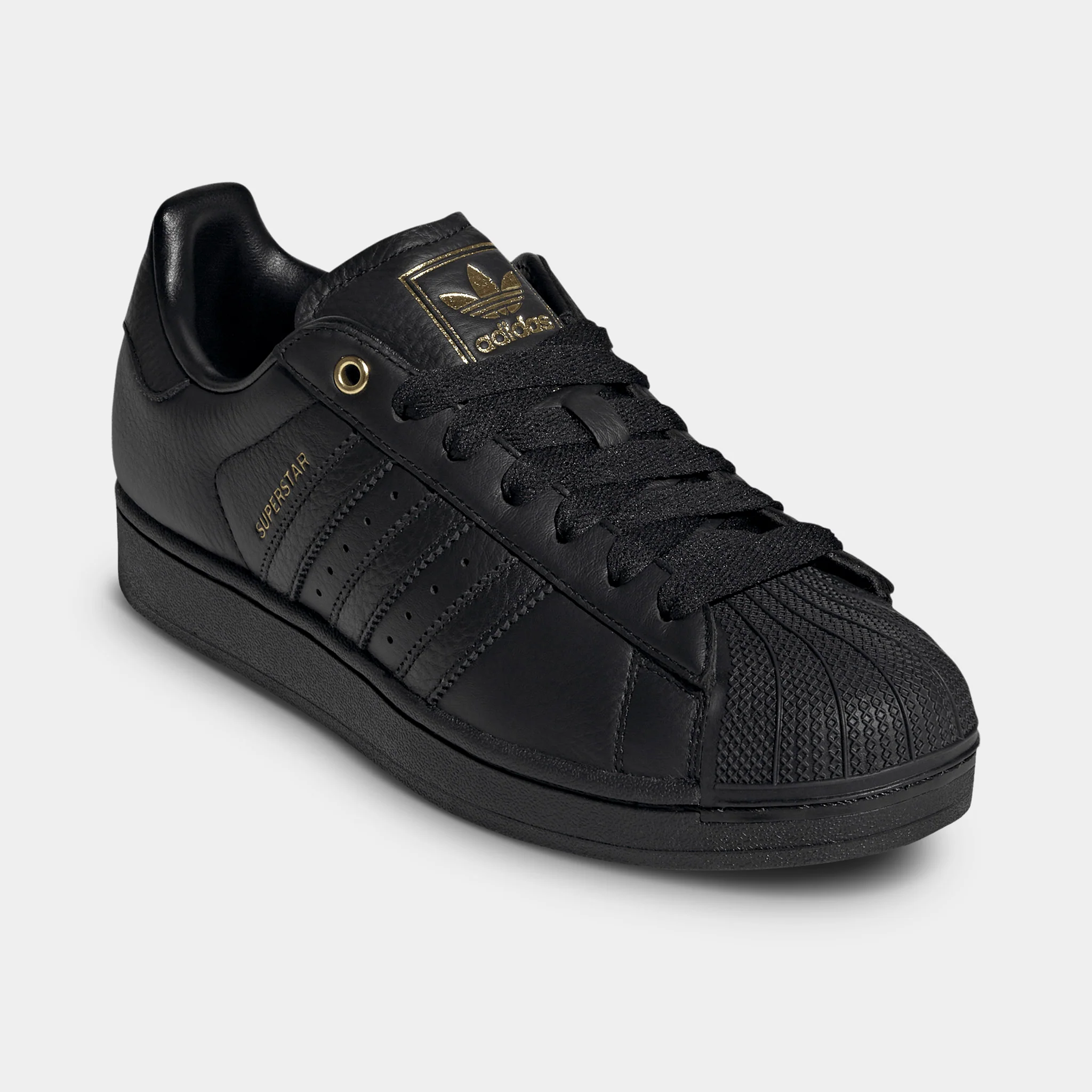 adidas Superstar II Black / Black - Gold Metallic - Image 2