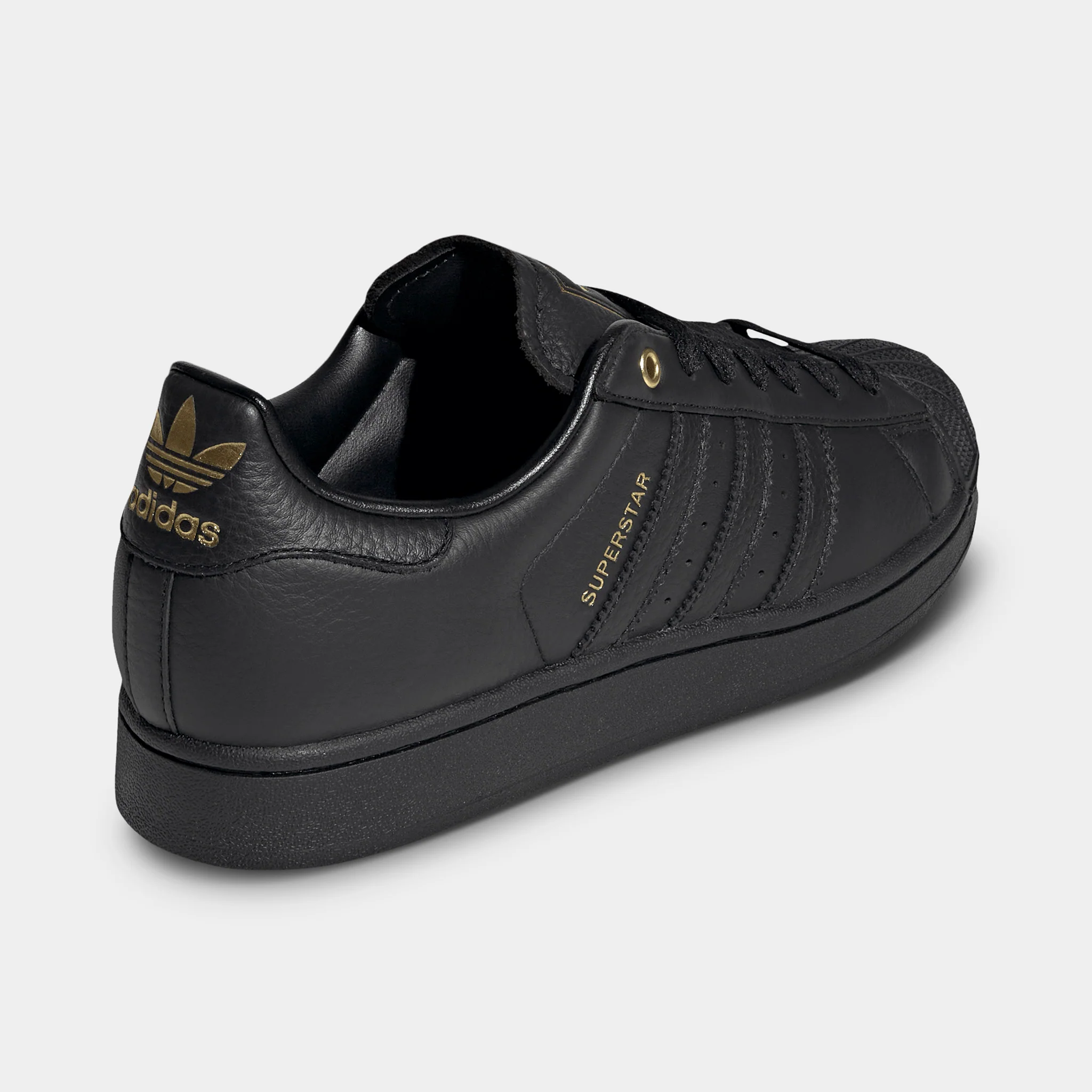adidas Superstar II Black / Black - Gold Metallic - Image 3