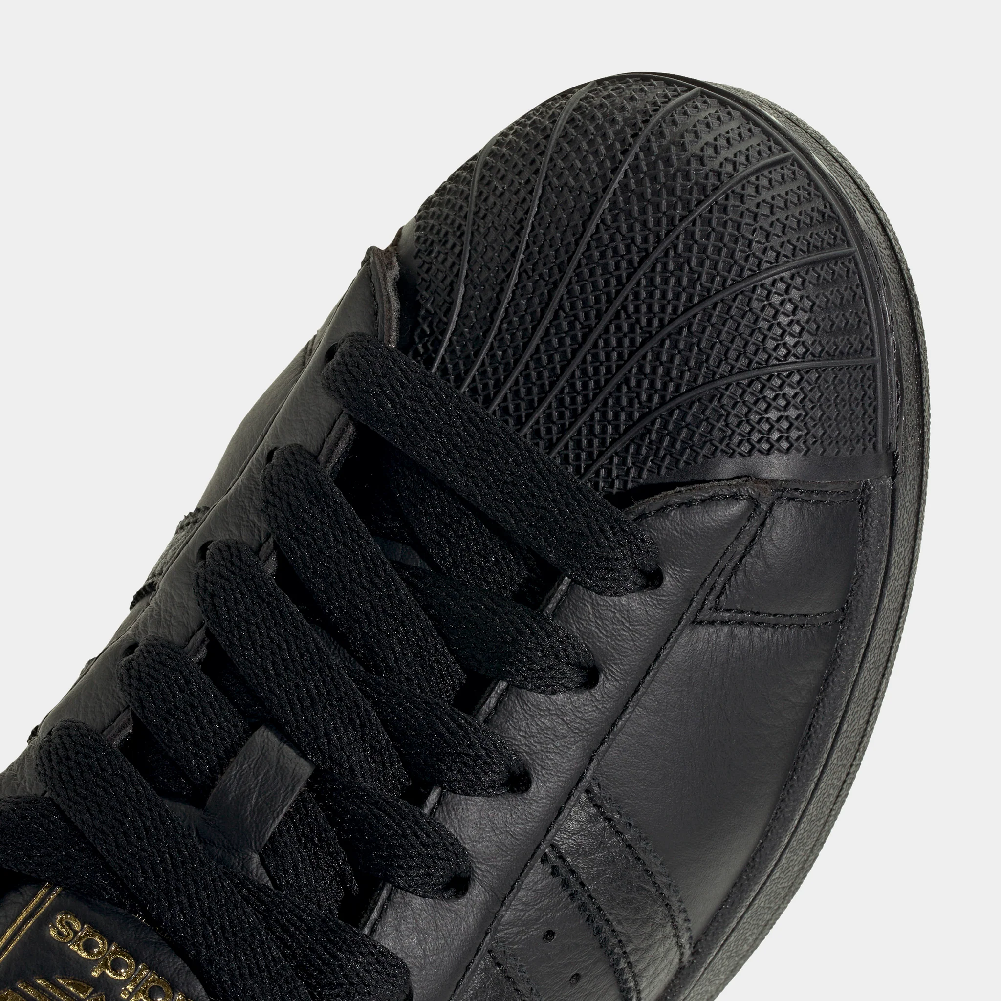adidas Superstar II Black / Black - Gold Metallic - Image 4