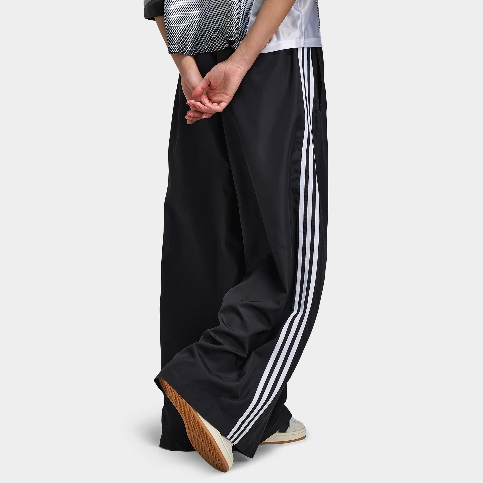 adidas Women's Adilenium Season 3 Oversized Track Pants / Black - Image 2
