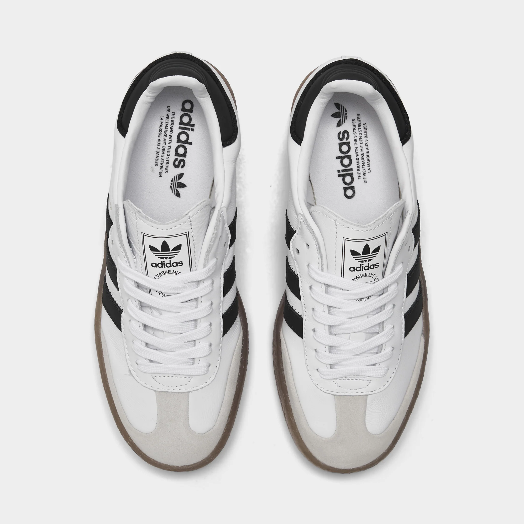 adidas Women's Sambae Footwear White / Core Black - Gold - Image 5