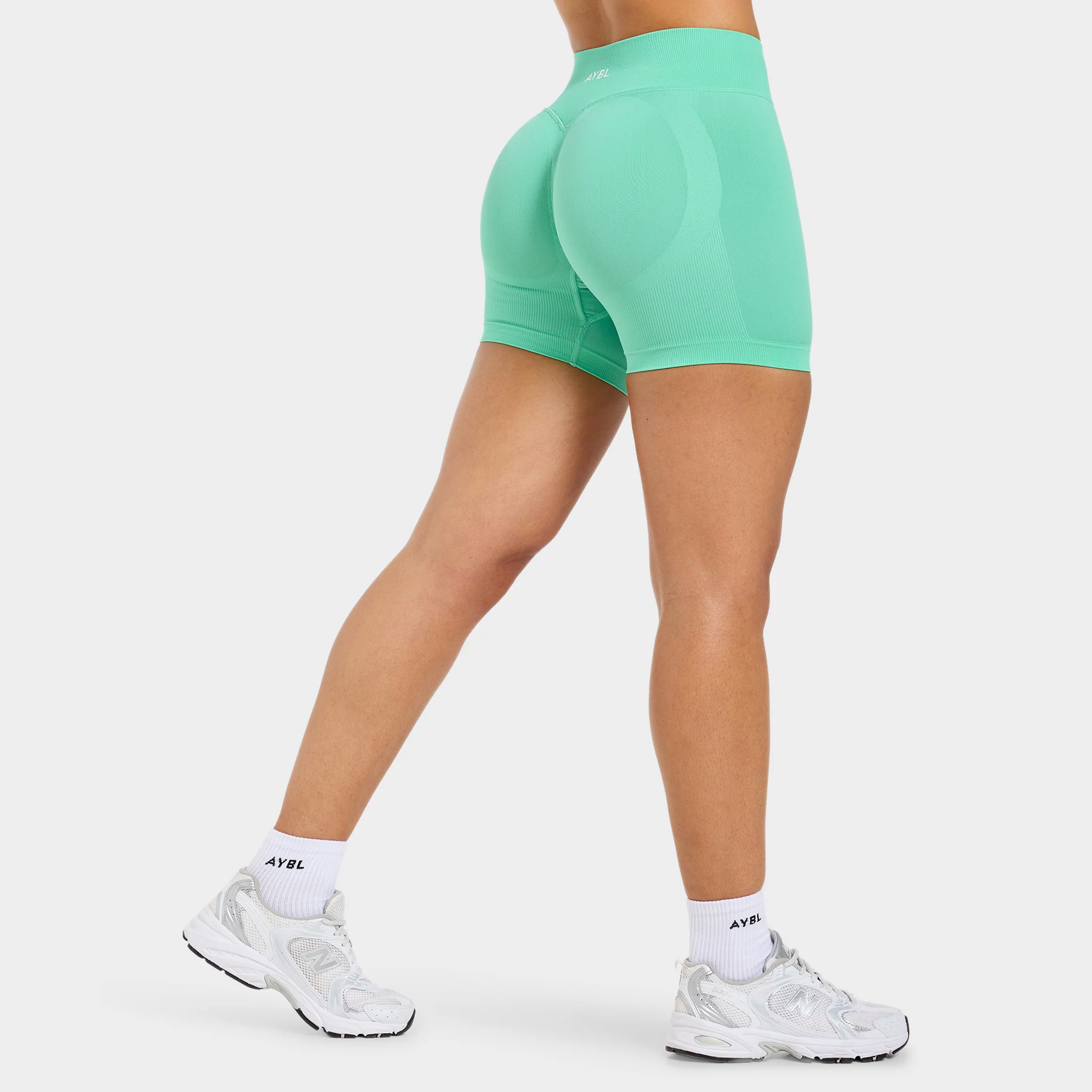 AYBL Women's Adapt Seamless Shorts / Spring Mint - Image 2