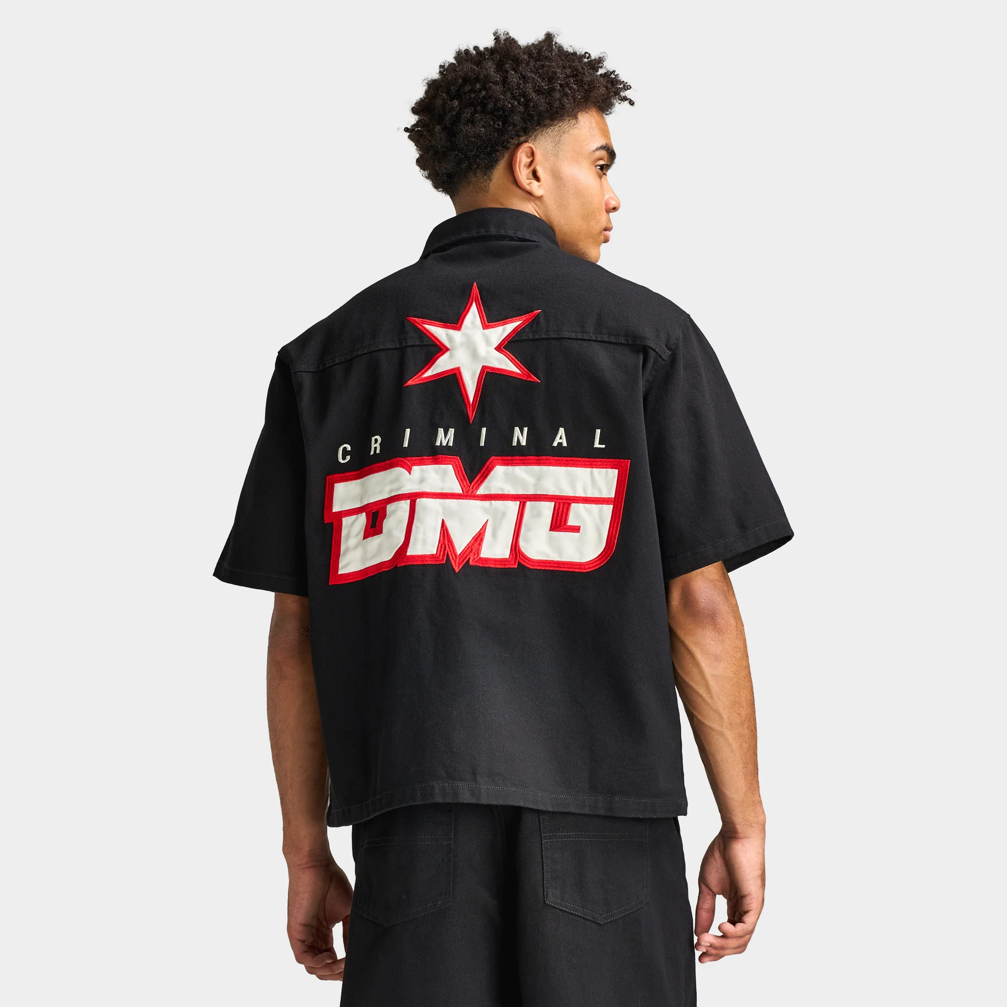Criminal Damage Star Logo Shirt / Black