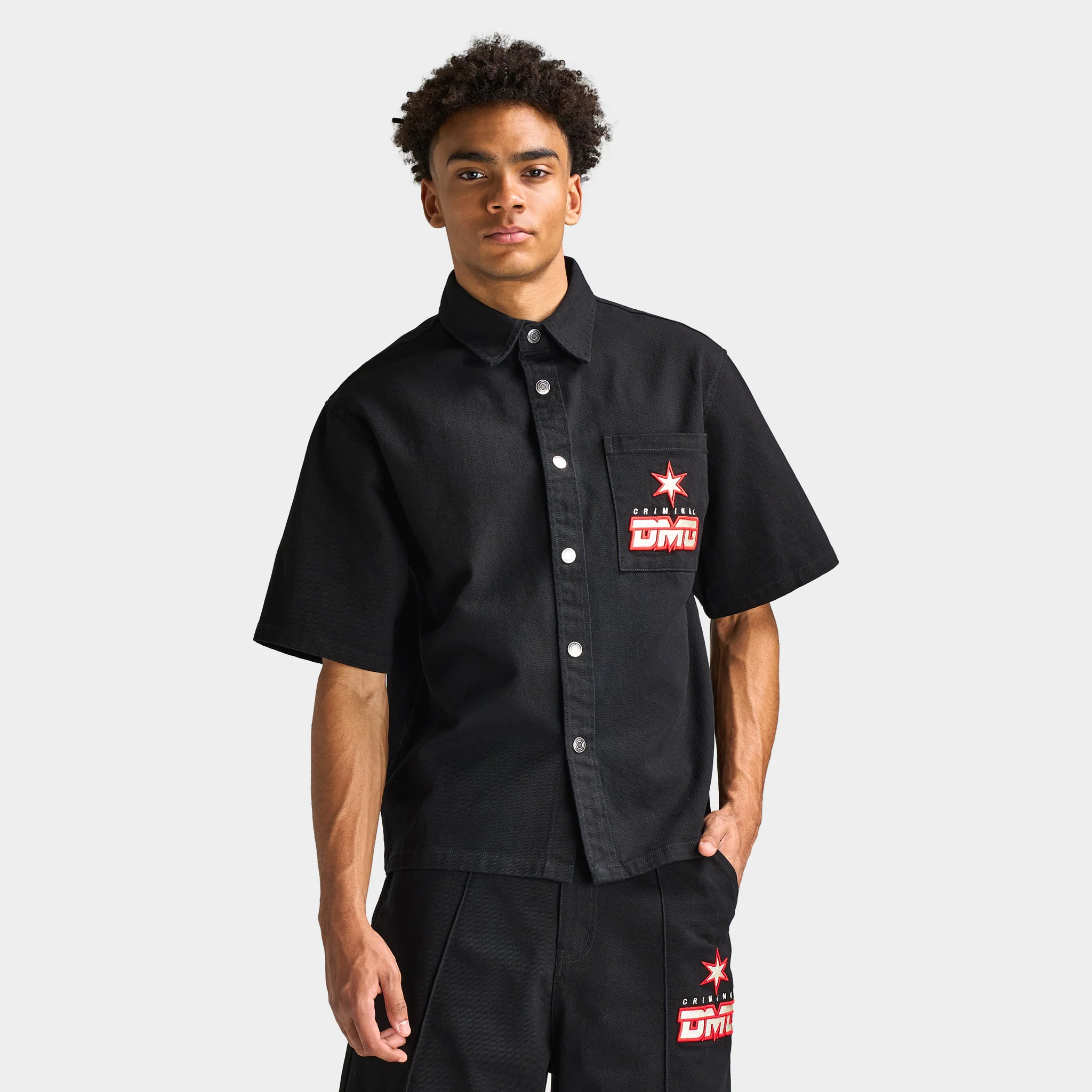 Criminal Damage Star Logo Shirt / Black - Image 2