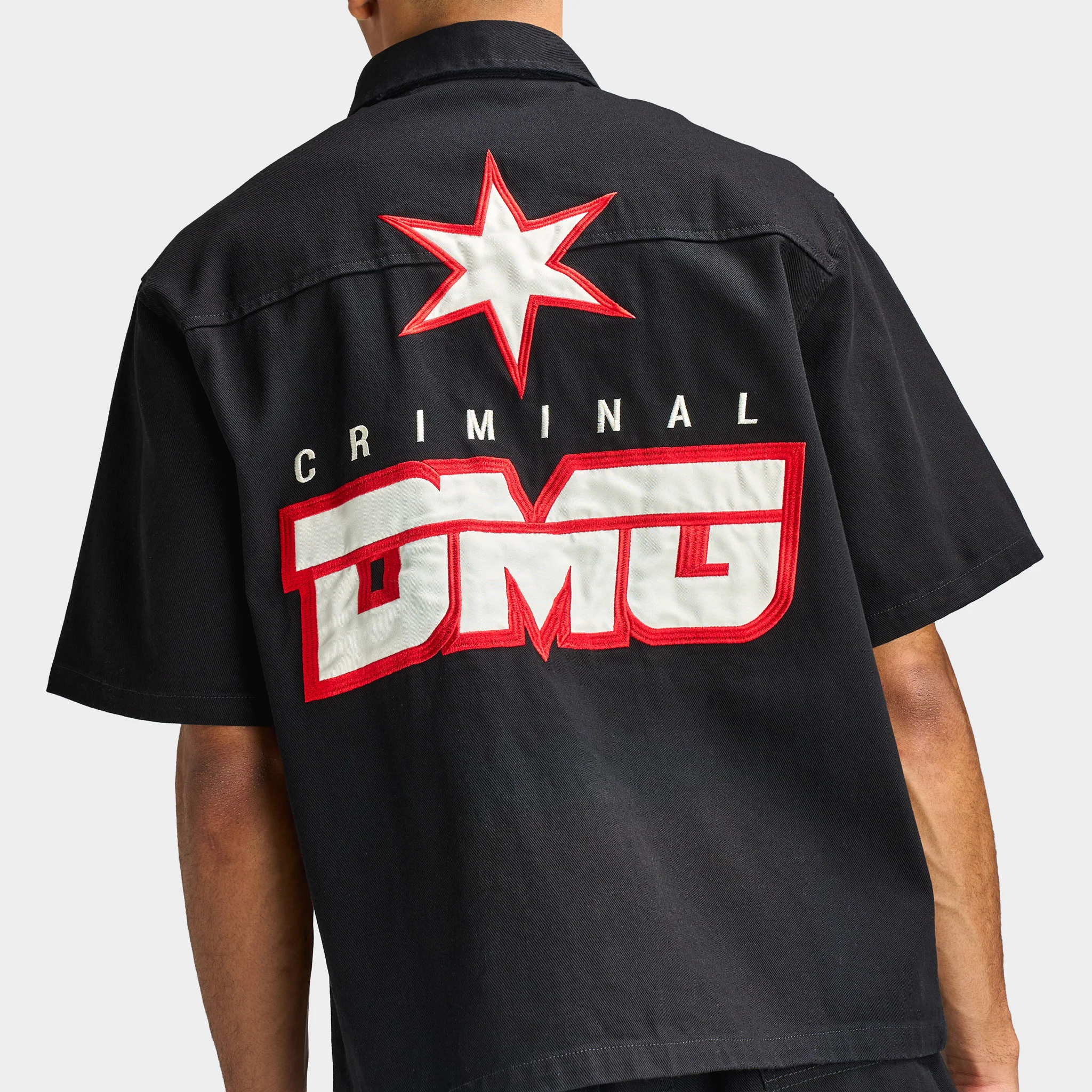 Criminal Damage Star Logo Shirt / Black - Image 3