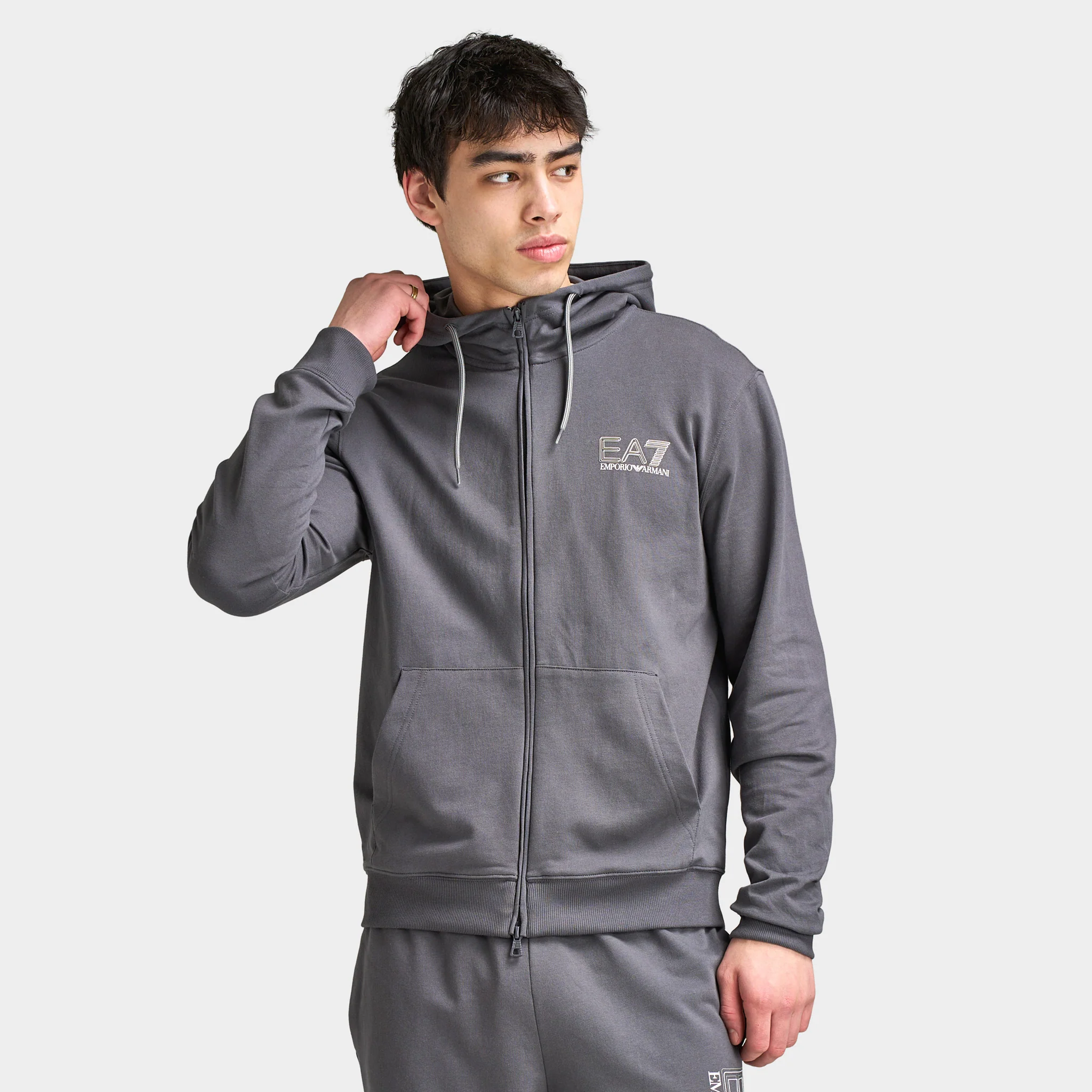 EA7 Visibility Fullzip Hoodie / Grey