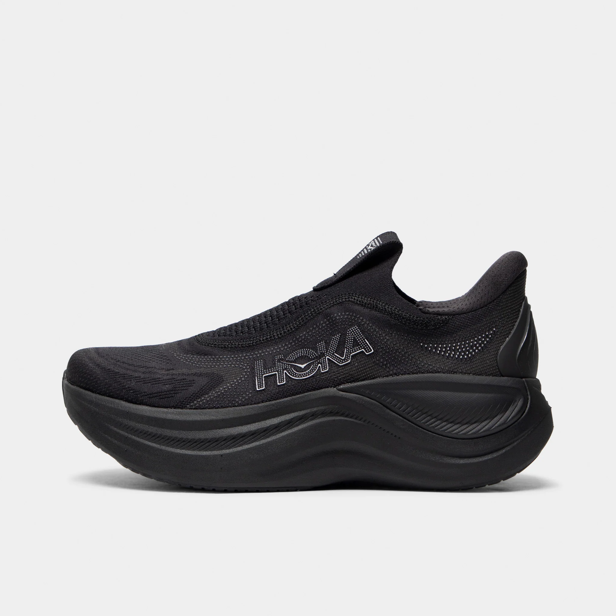Hoka Skyward Laceless Black / Black