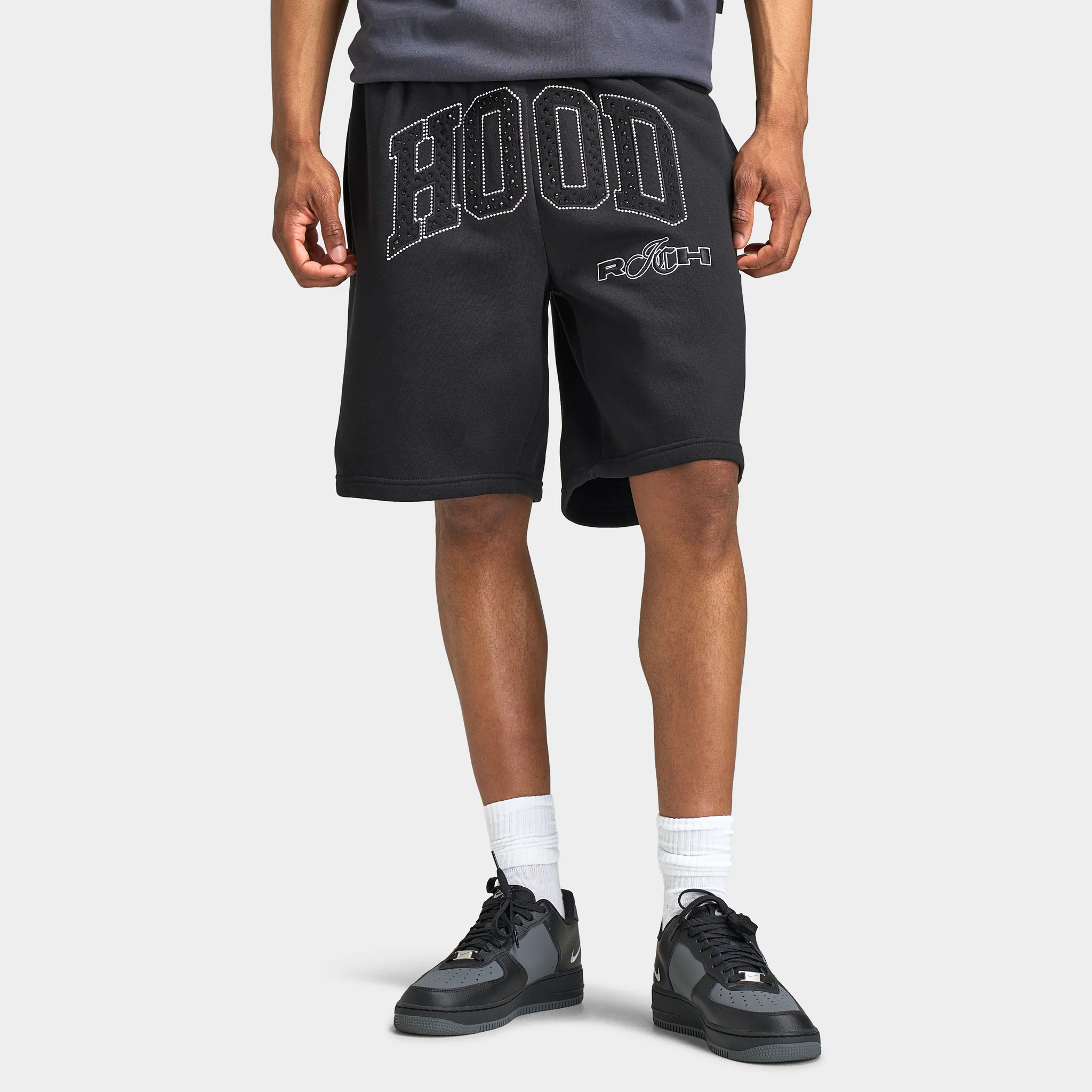 Hoodrich Captain Oversized Shorts / Black