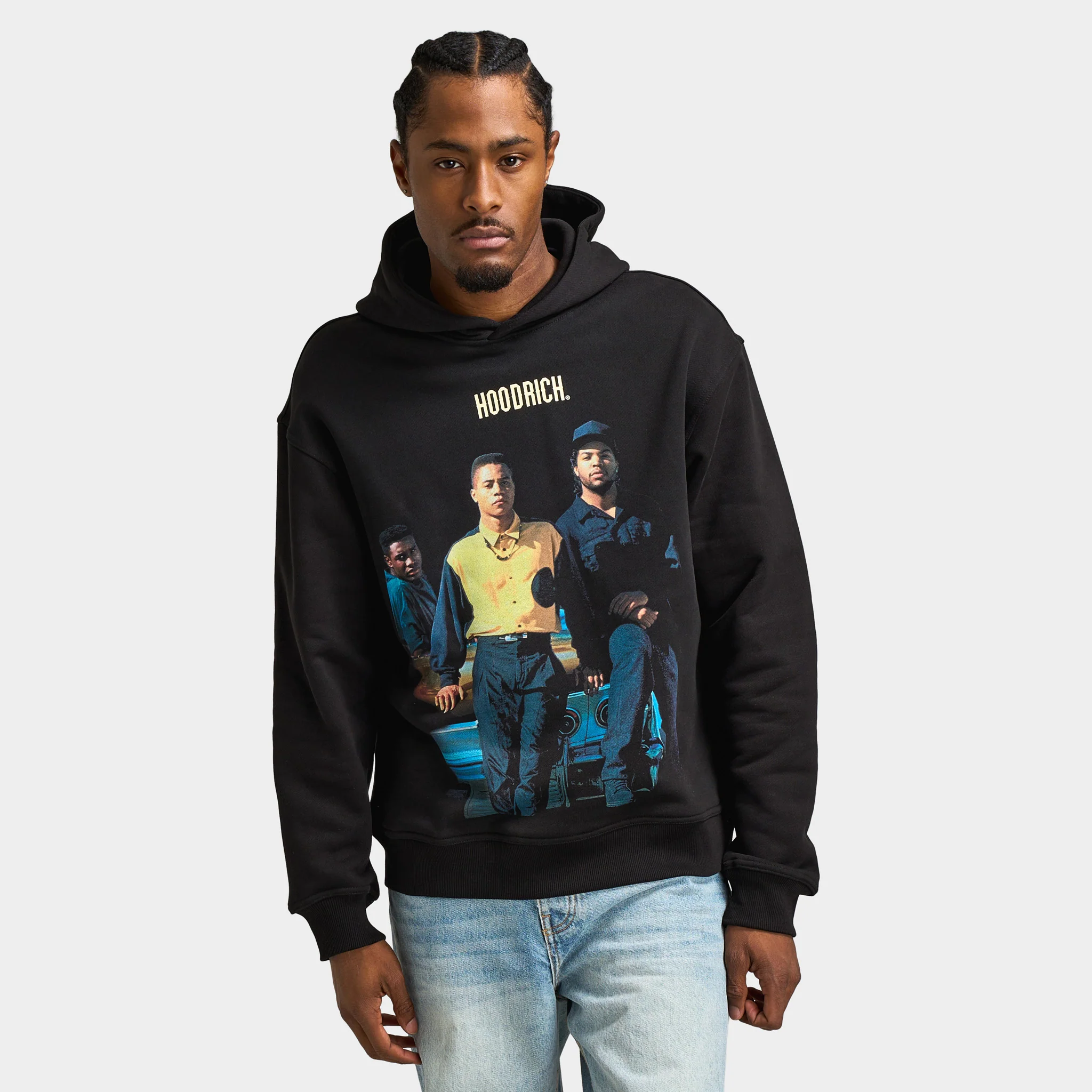 Hoodrich Chace Print Hoodie / Black