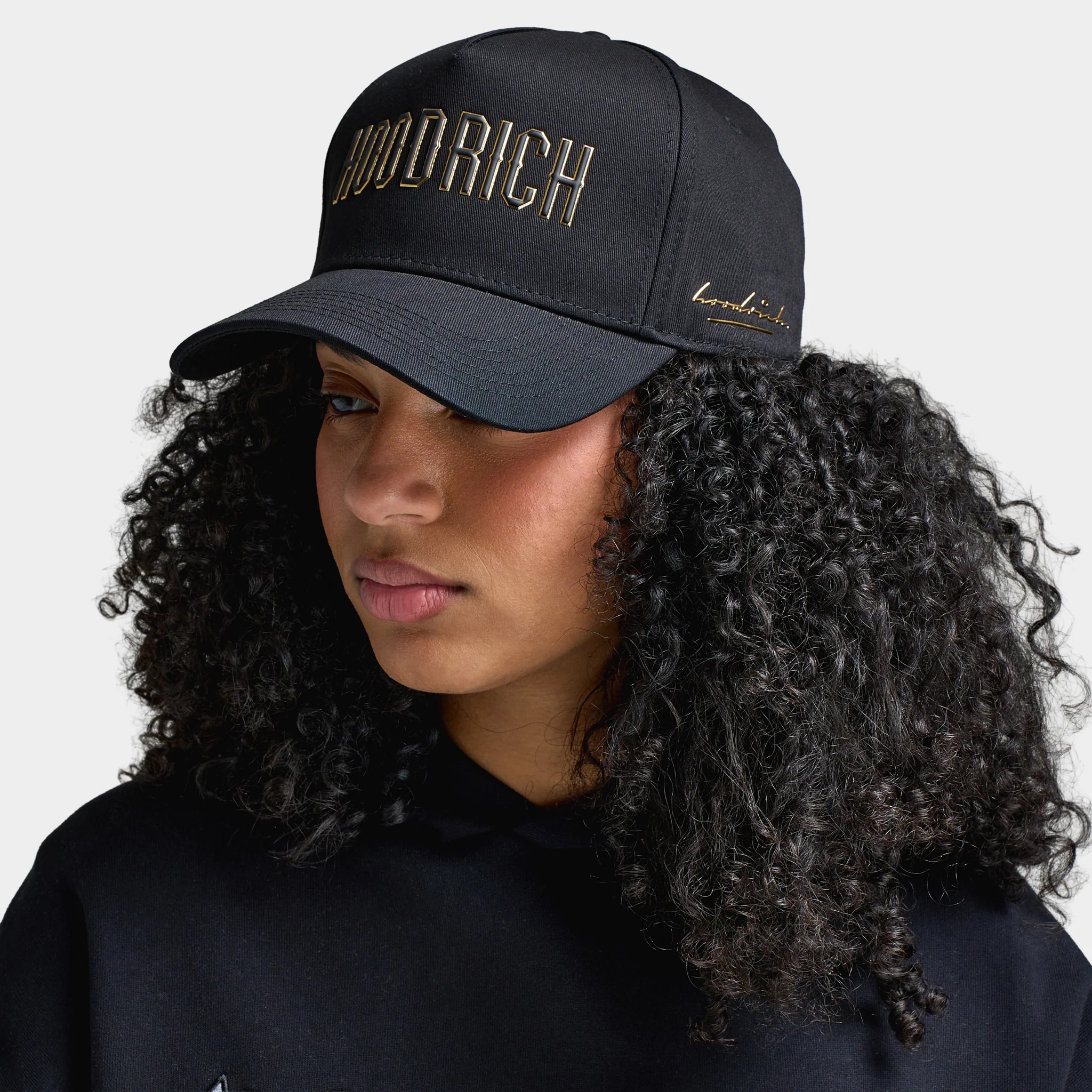 Hoodrich Coupe 5 Panel Cap Black / Gold