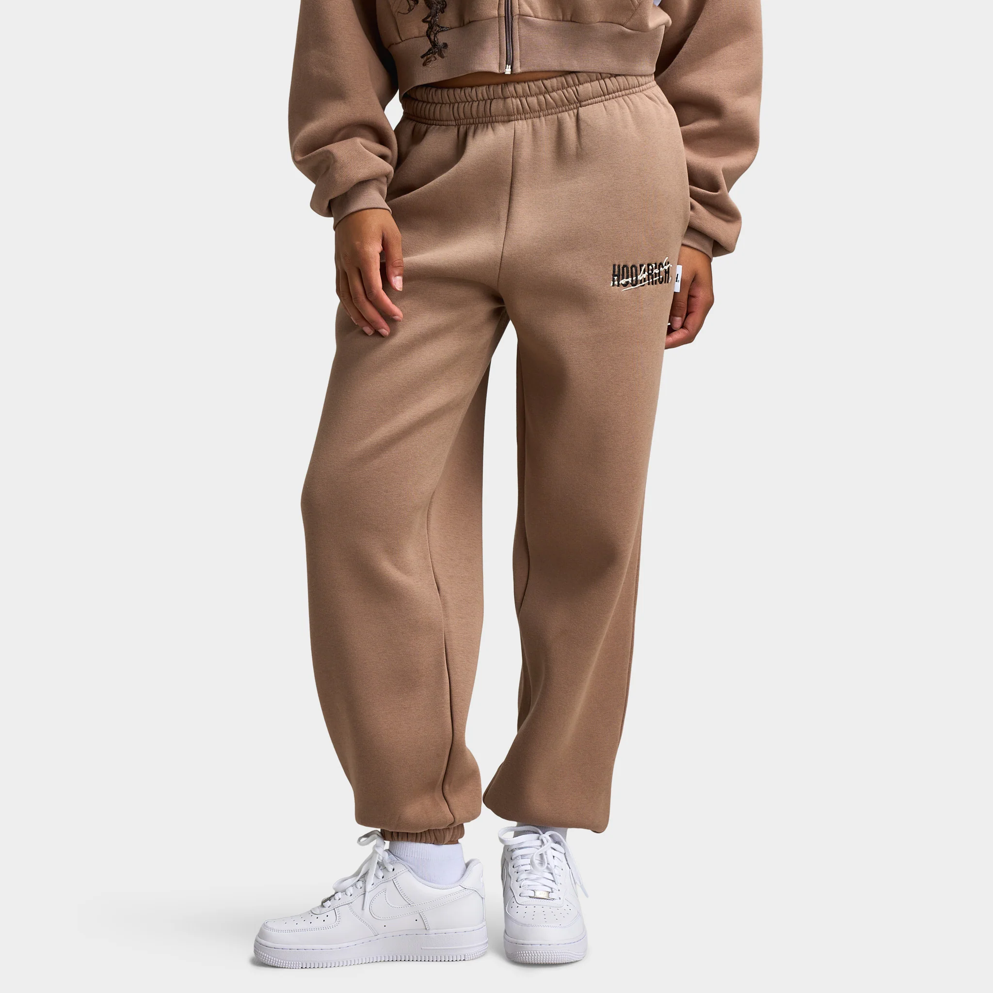 Hoodrich Women's Joggers Portabella / Black - Whitecap Gray