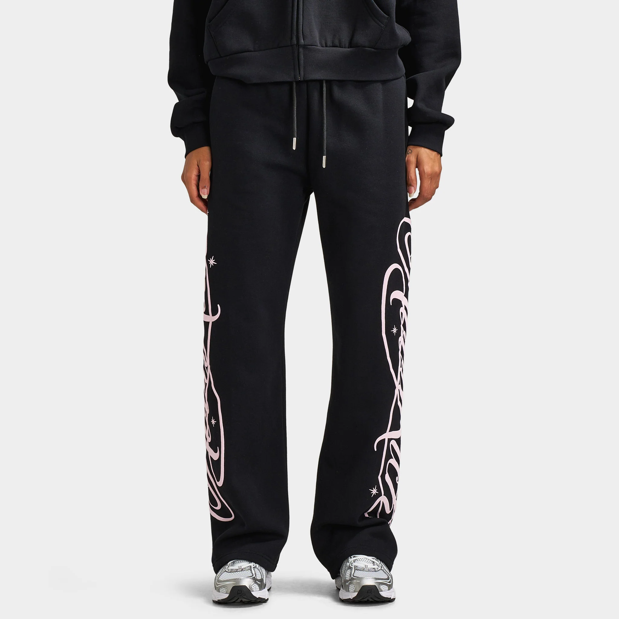 Hoodrich Women's Solace Wide Leg Joggers / Black