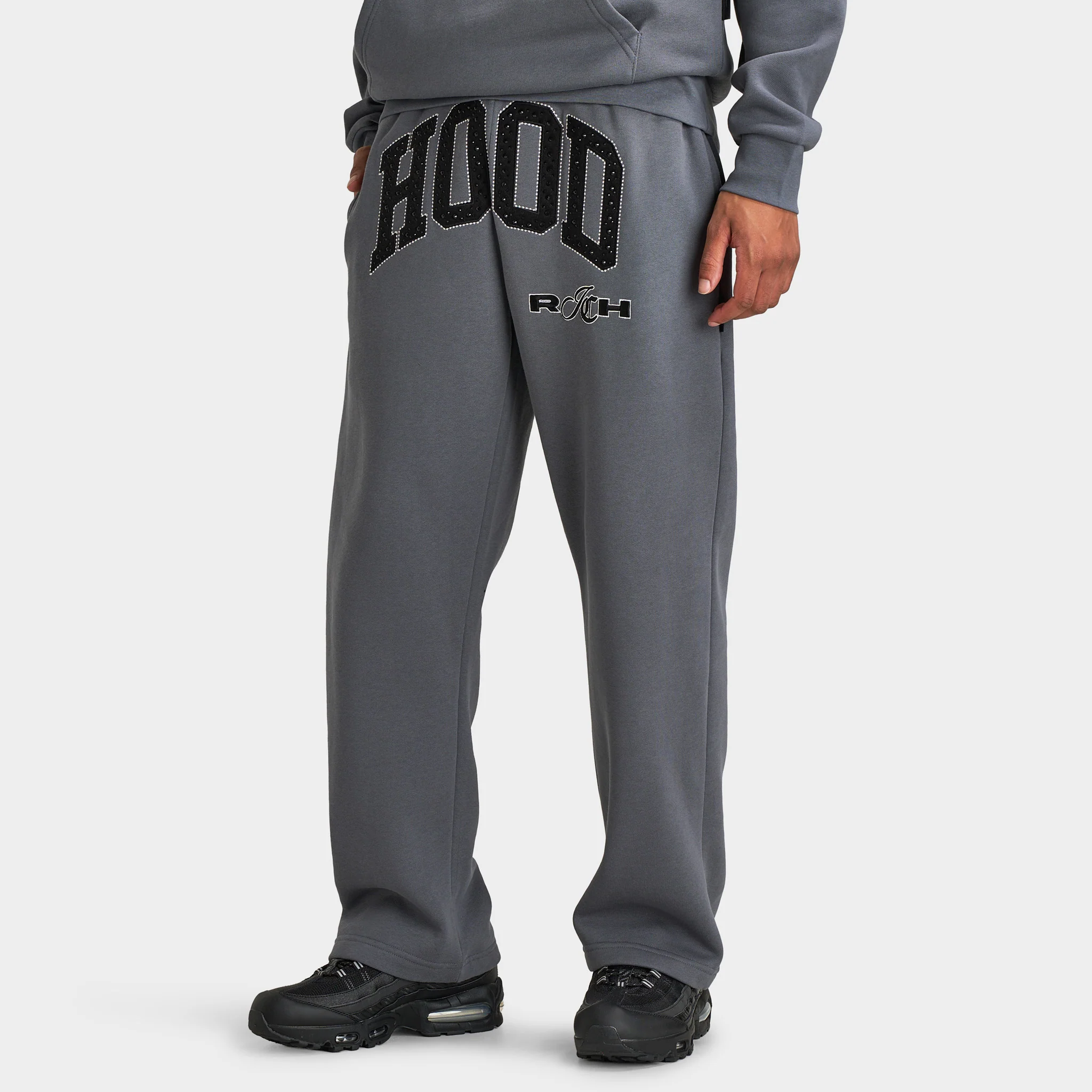 Hoodrich Captain Oversized Wide Leg Jogger Enigma / Black - Image 2