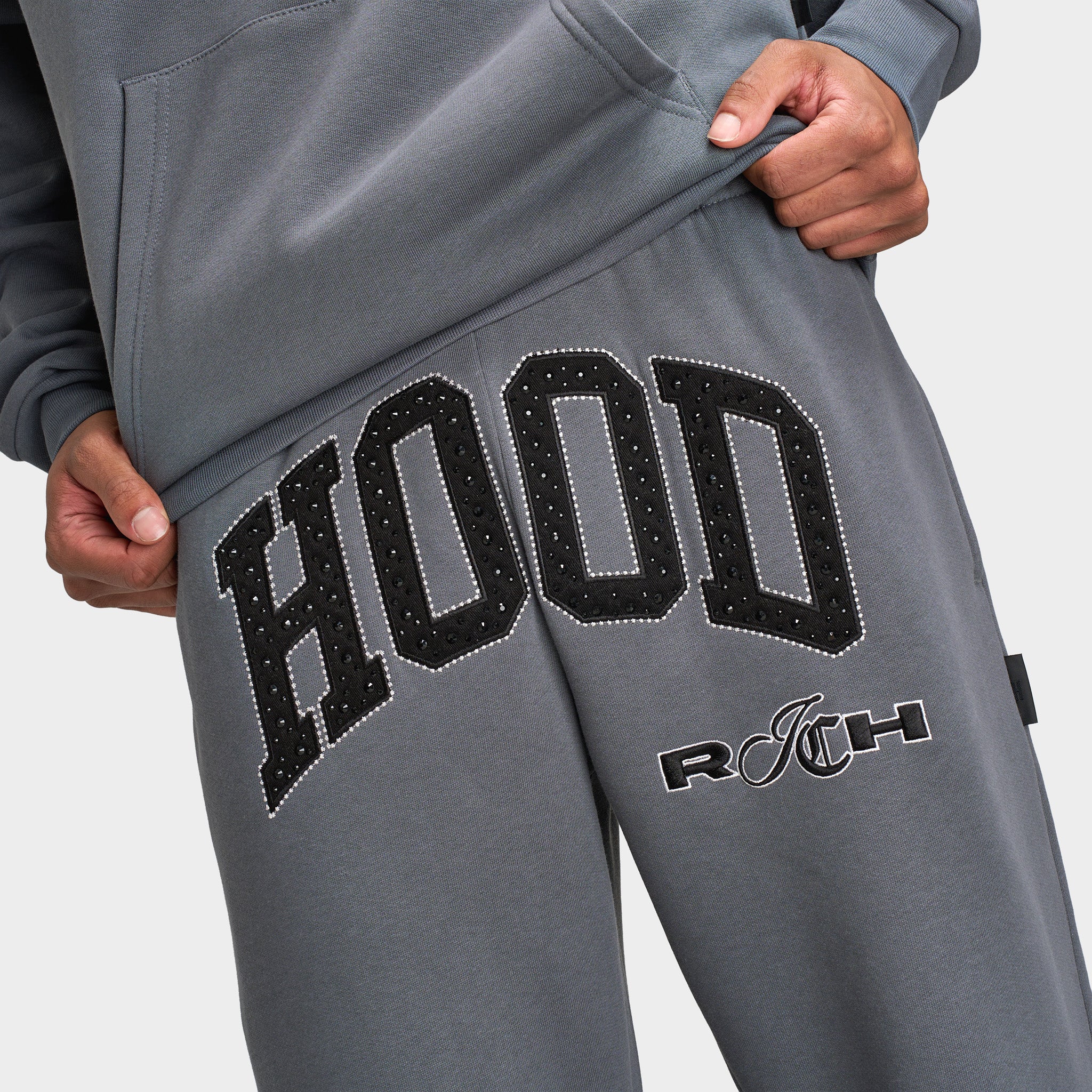 Hoodrich Captain Oversized Wide Leg Jogger Enigma / Black - Image 5
