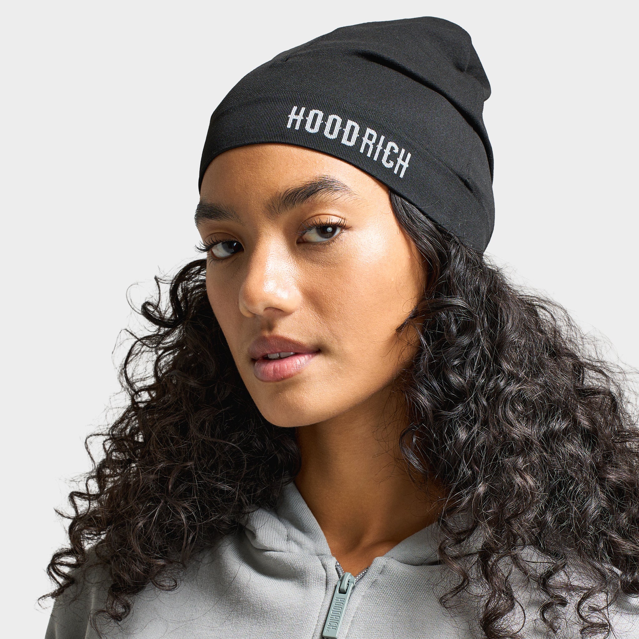 Hoodrich Core Skull Beanie Black / White