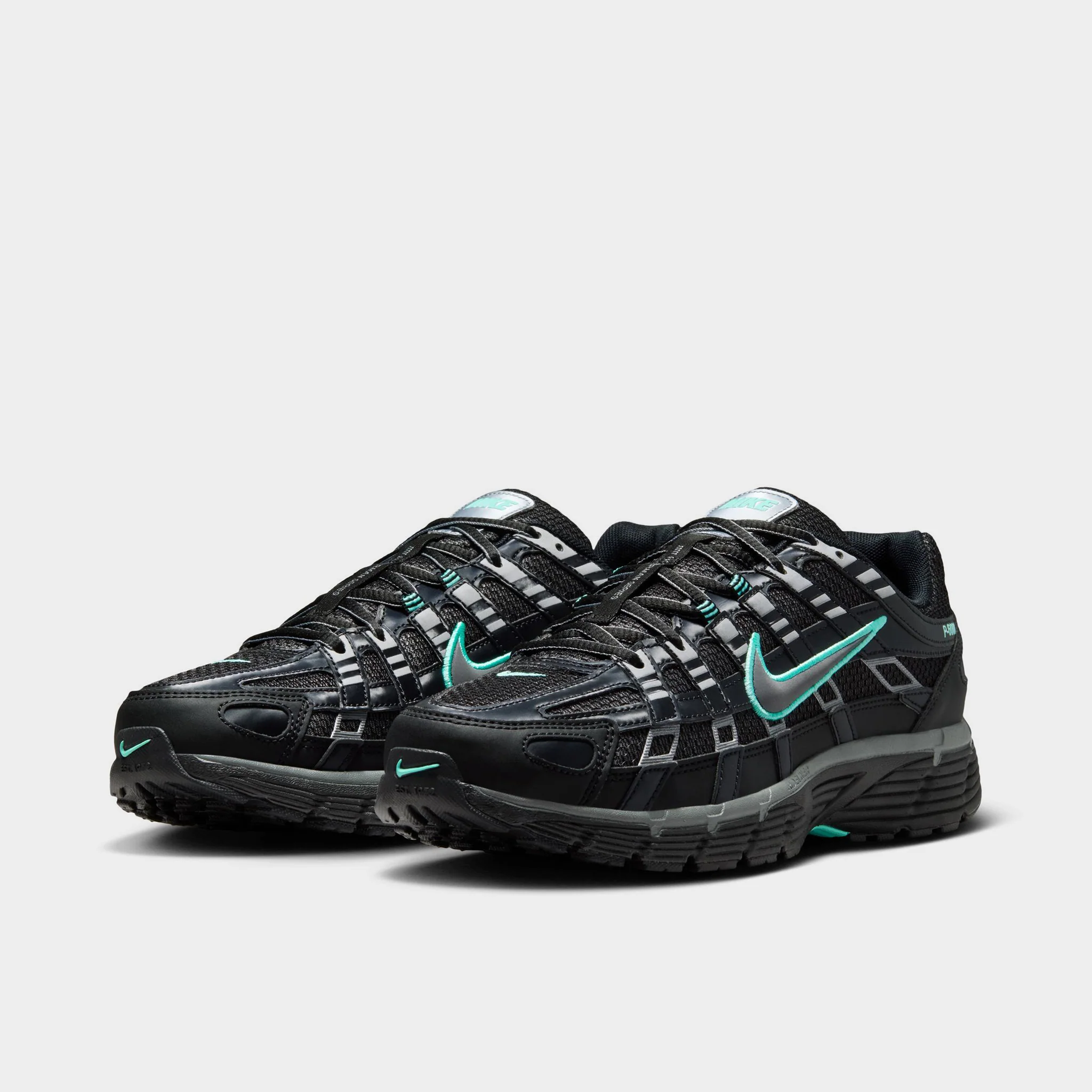 Nike P-6000 Black / Metallic Cool Grey - Hyper Turq - Image 2