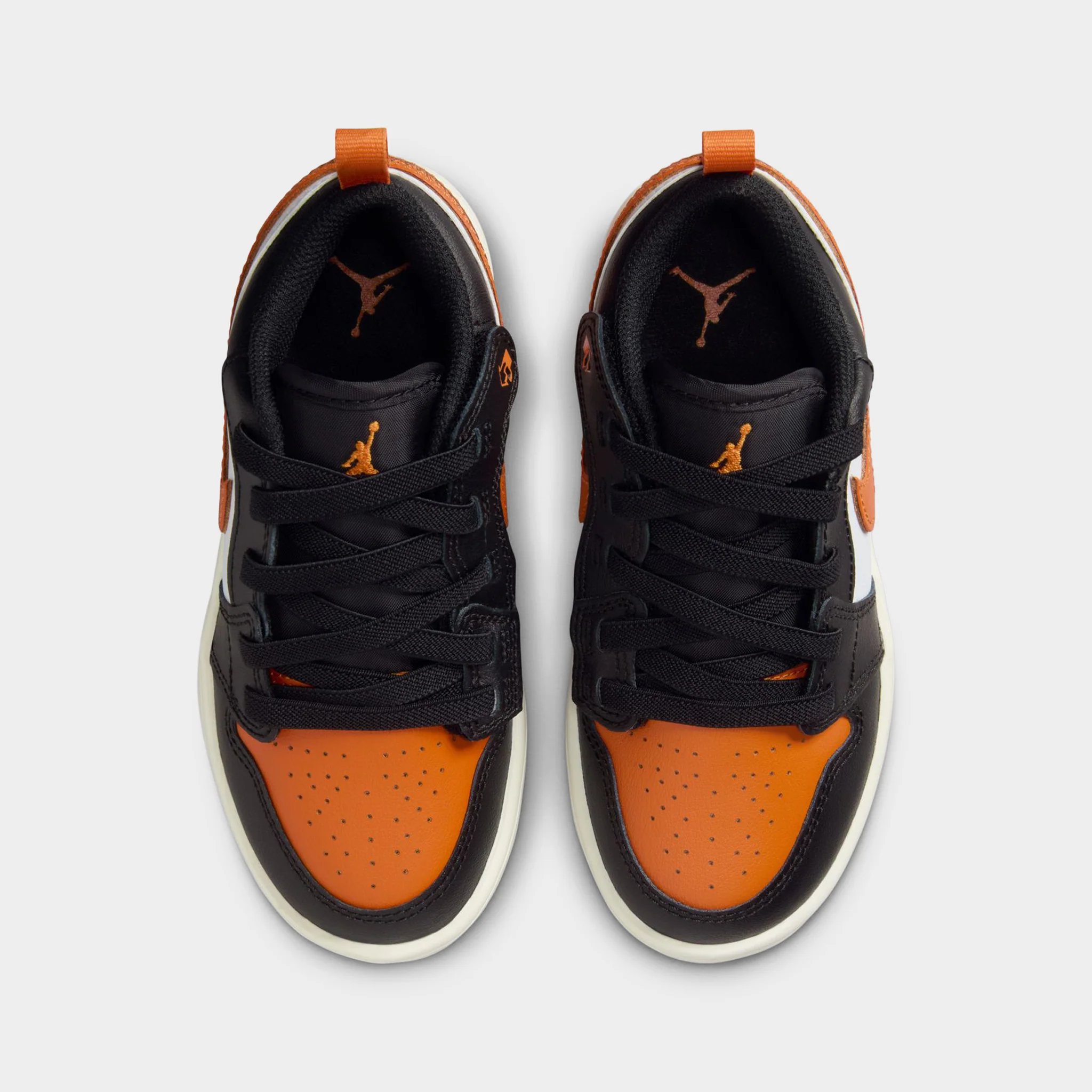 Jordan 1 Low Alt PS Black / Starfish - White - Image 5