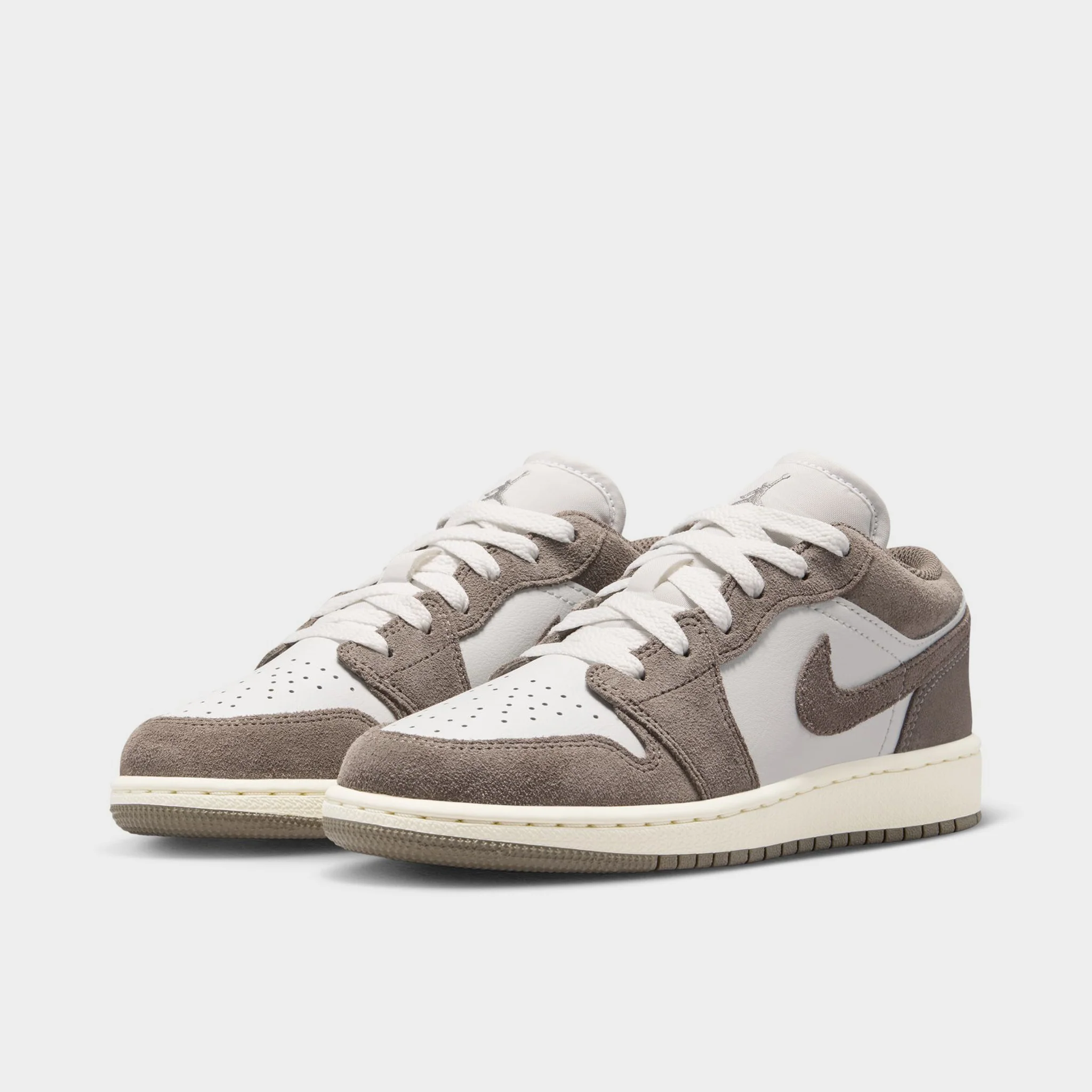 Jordan 1 Low GS Olive Grey / Enigma Stone - Summit White - Image 2