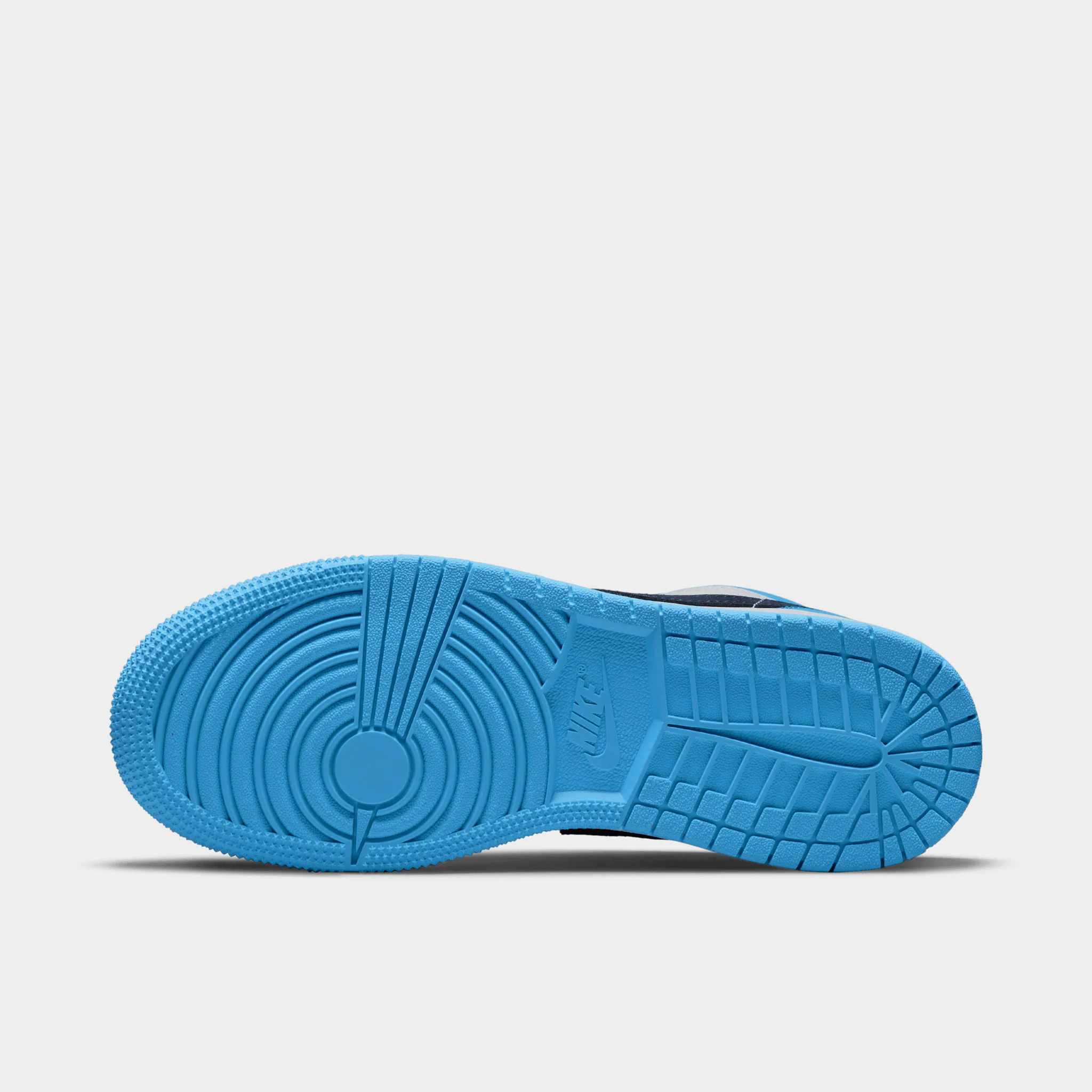 Jordan 1 Low GS White / Dark Powder Blue - Obsidian - Image 6