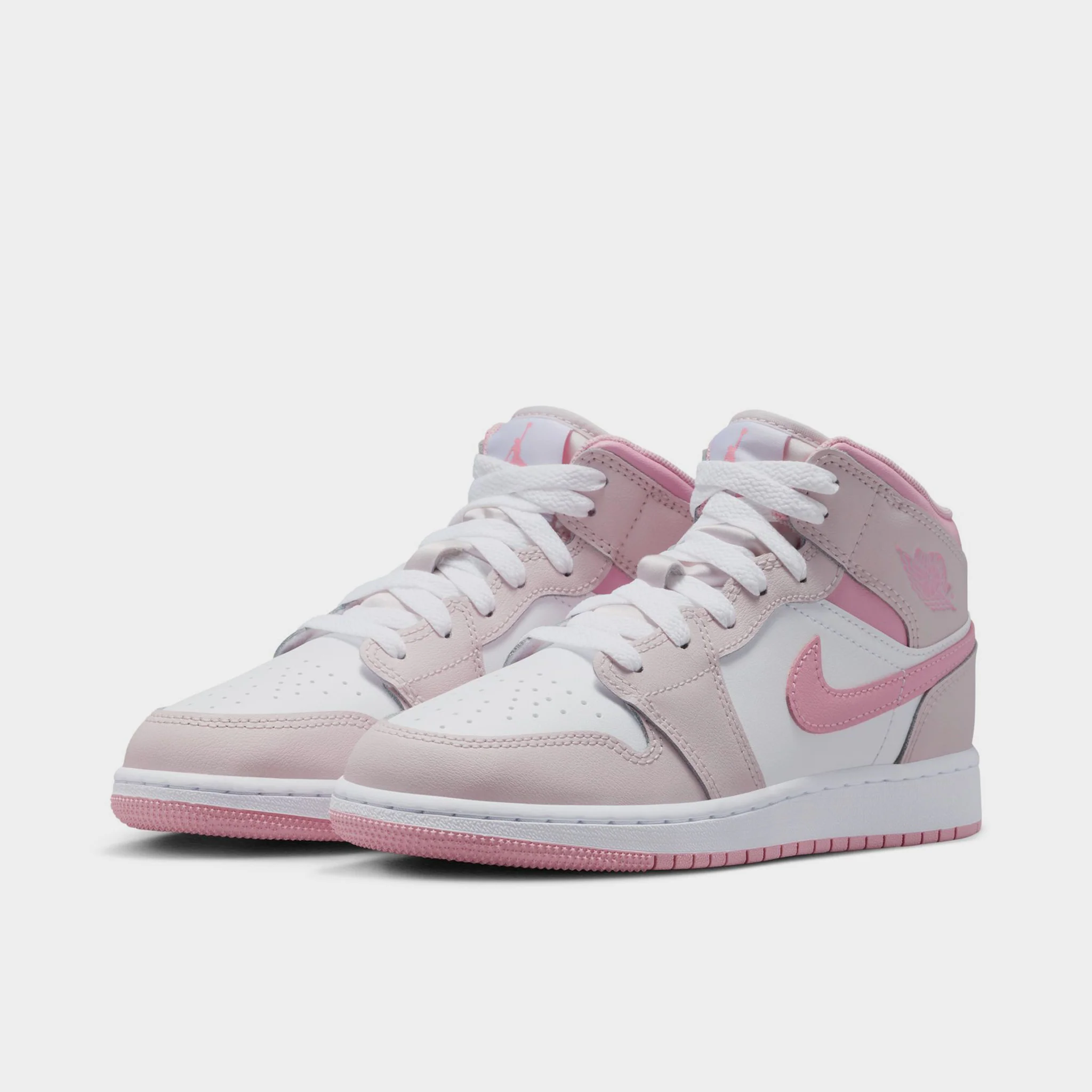 Jordan 1 Mid GS Pearl Pink / Medium Soft Pink - White - Image 2