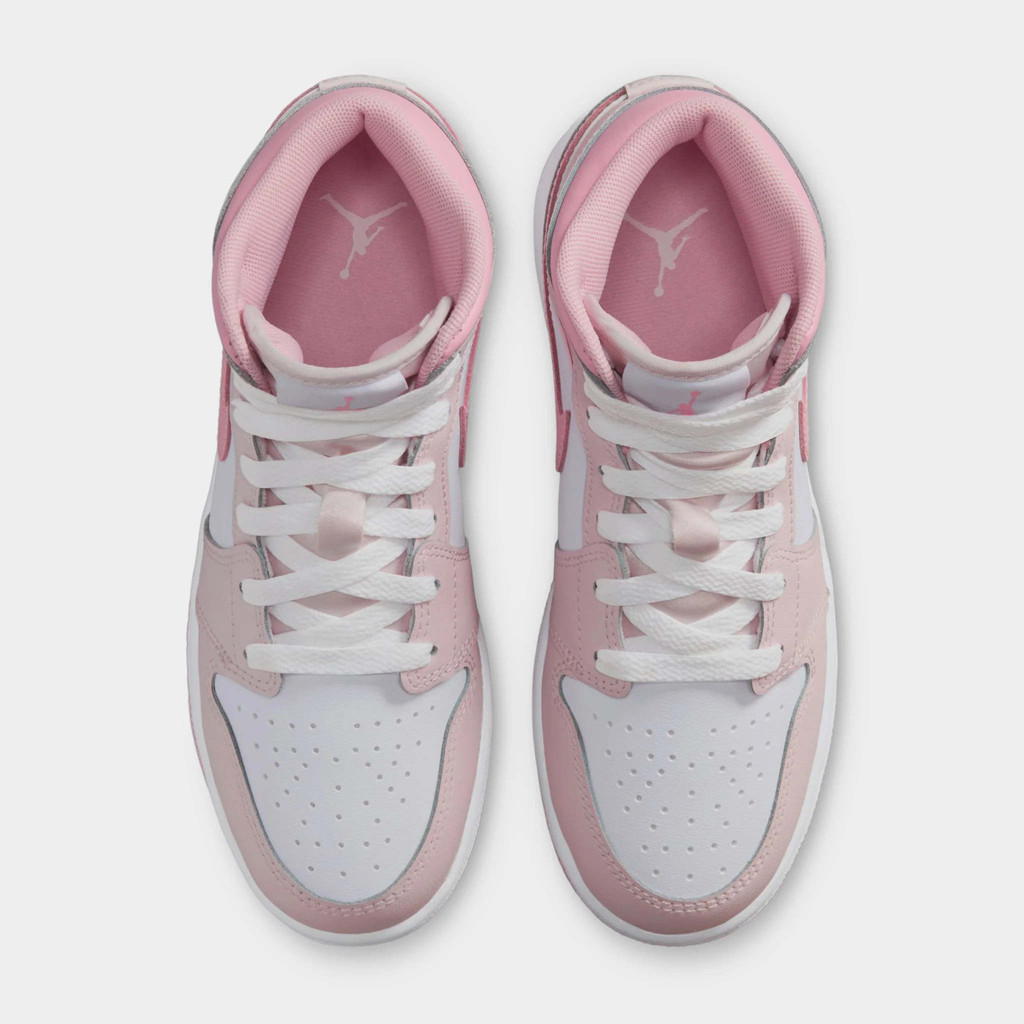 Jordan 1 Mid GS Pearl Pink / Medium Soft Pink - White - Image 5