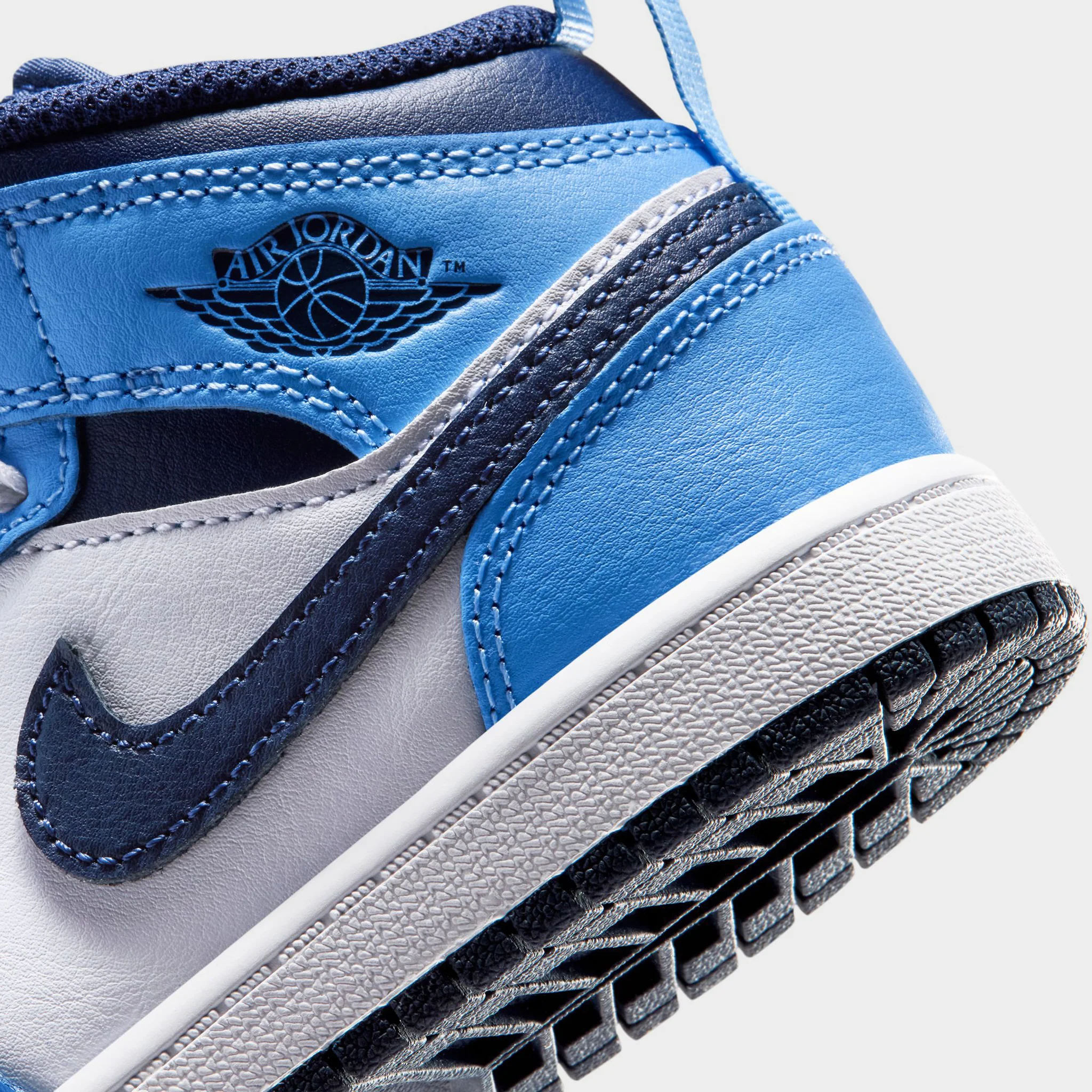 Jordan 1 Mid PS Midnight Navy / University Blue - White - Image 4