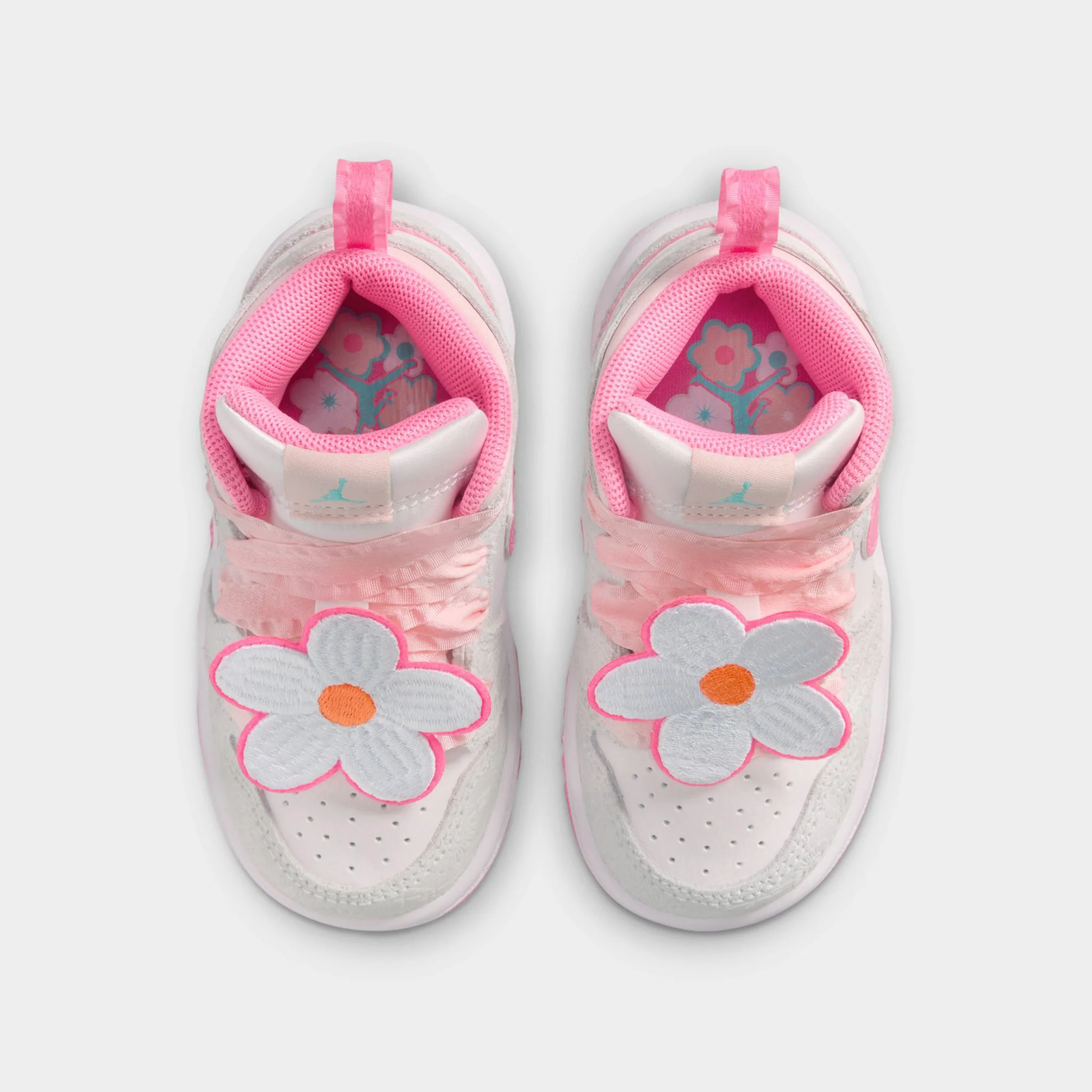 Jordan 1 Mid SE TD Vast Grey / Pink Glow - Sail - Image 7