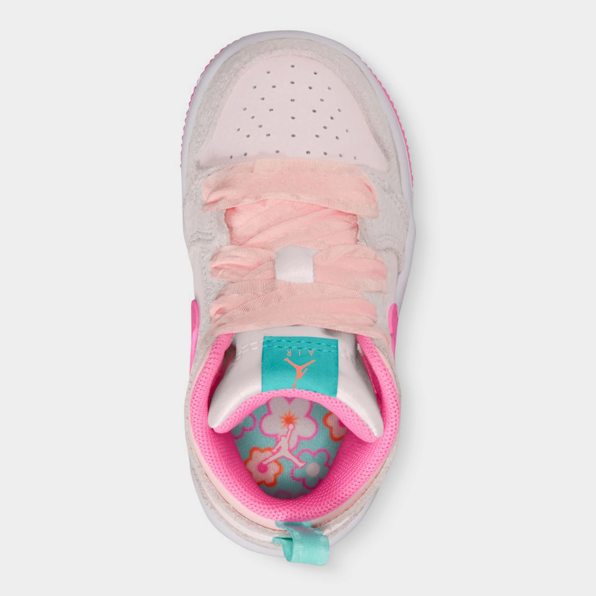Jordan 1 Mid SE TD Vast Grey / Pink Glow - Sail - Image 8