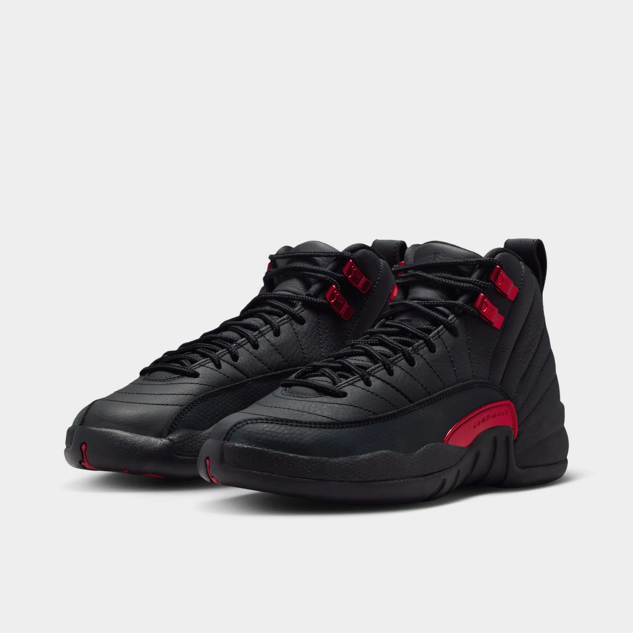 Jordan 12 Retro GS Black / Varsity Red - Image 2