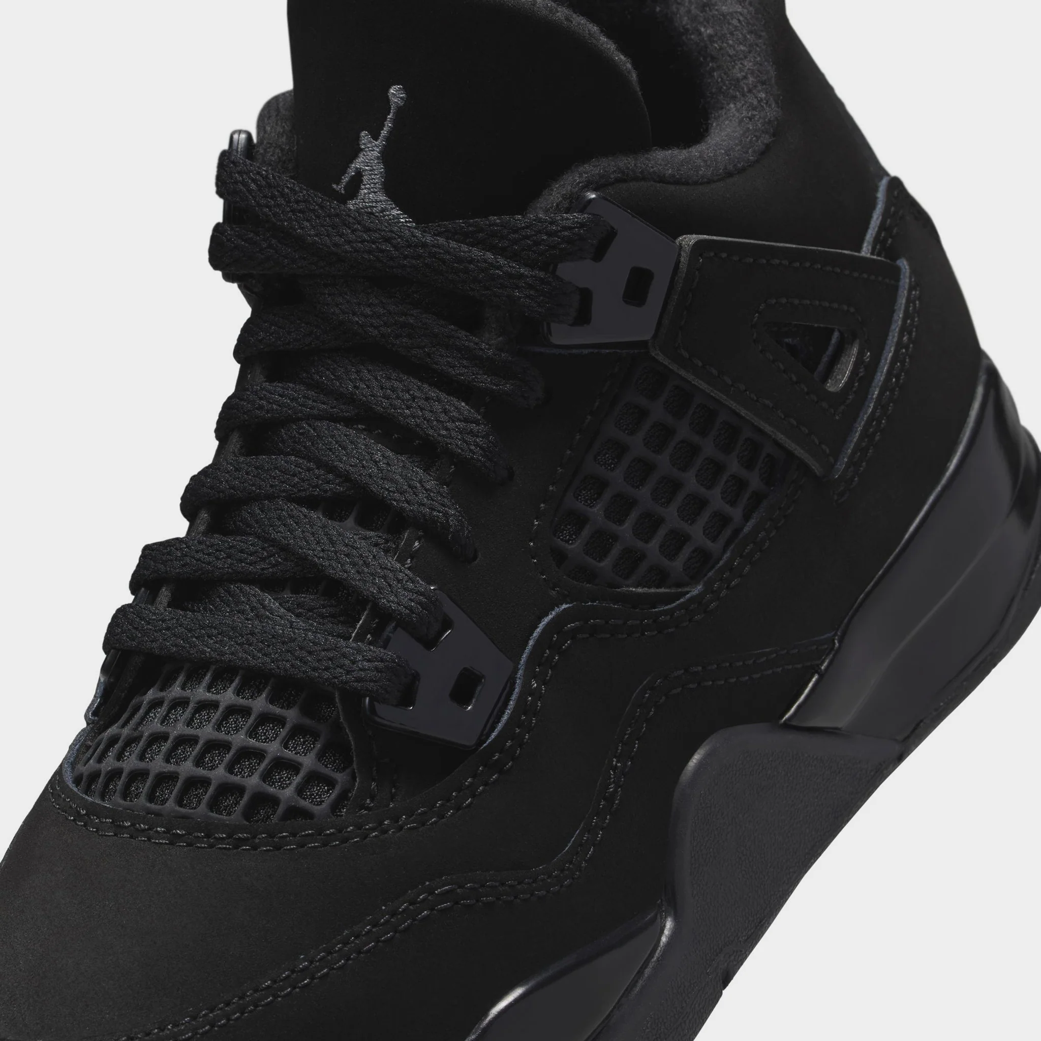 Jordan 4 Retro PS Black / Black - Light Graphite - Image 3