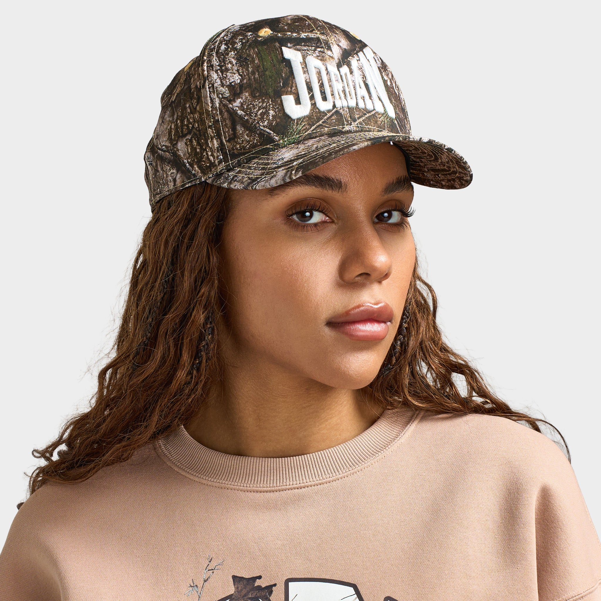 Jordan Brooklyn Rise Adjustable Realtree Cap White/ Sail