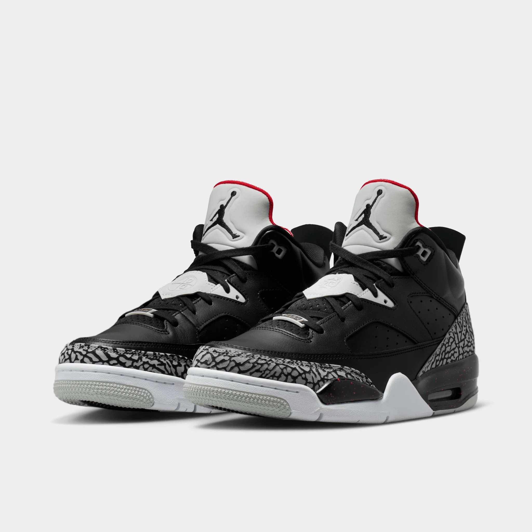 Jordan Son of Mars Low Black / Black - University Red - Image 2