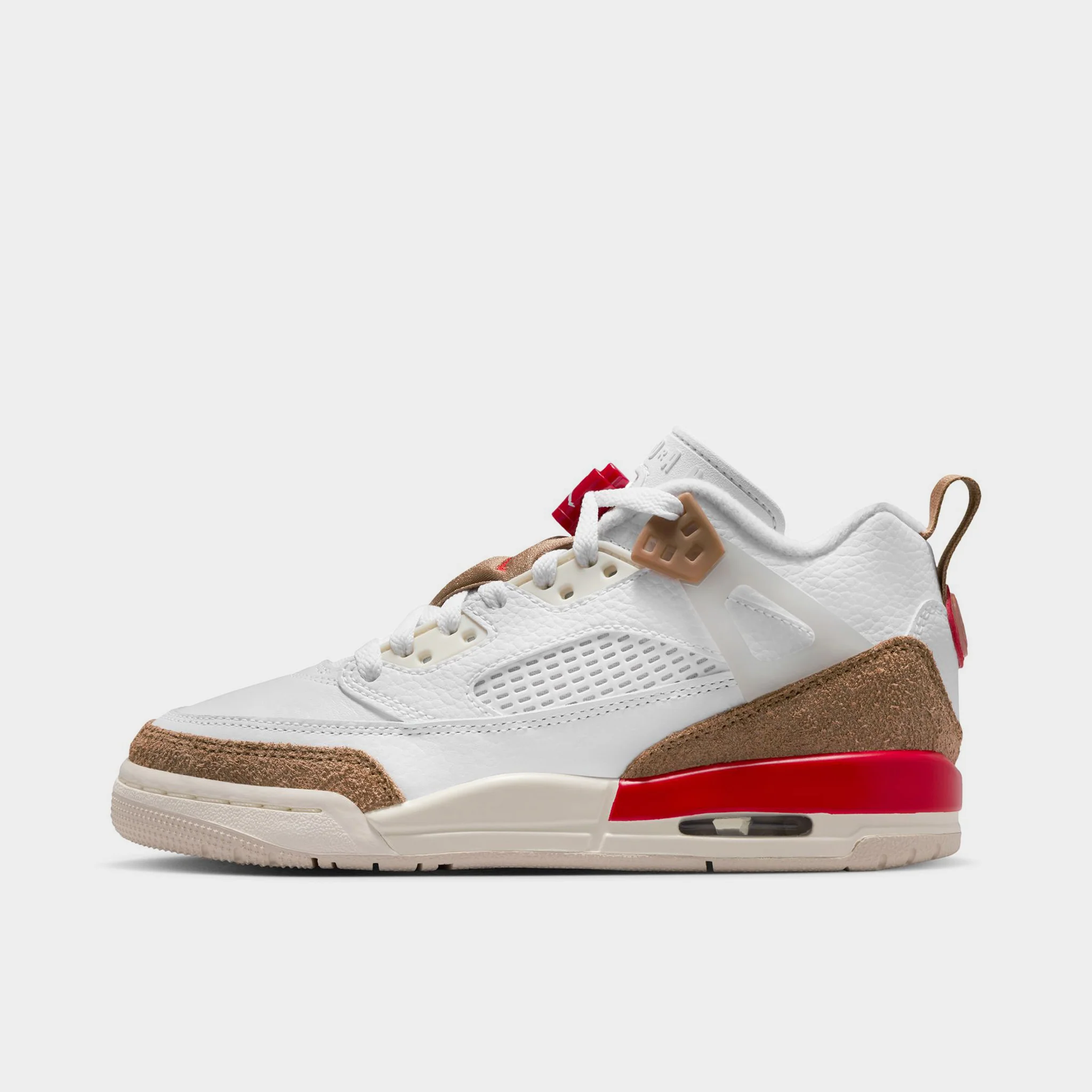 Jordan Spizike Low GS White / Fire Red - Desert Camo