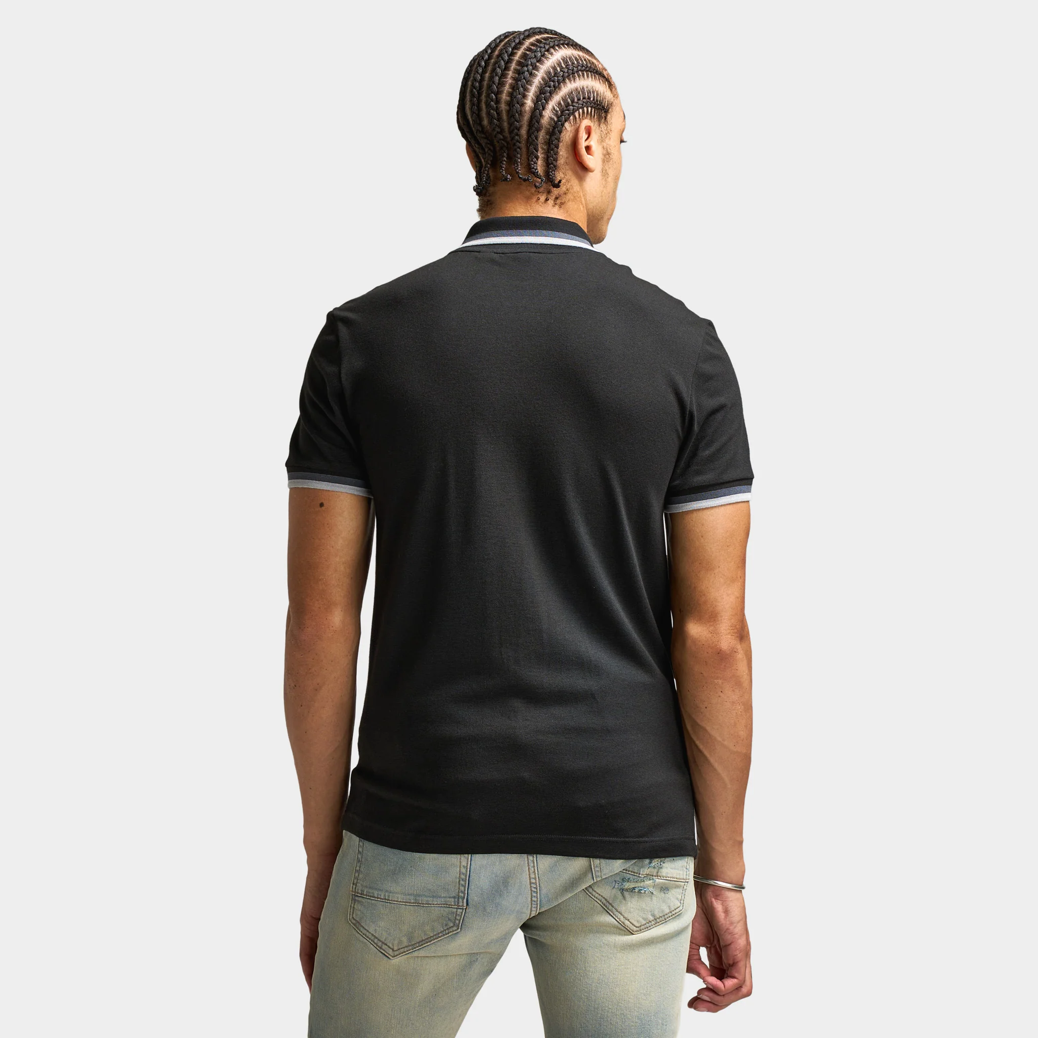 Lacoste Tipped Polo / Black - Image 2