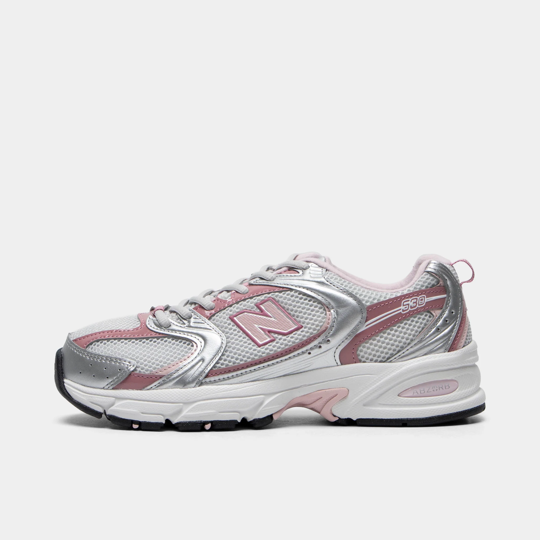New Balance 530 Silver Metallic / Rosewood