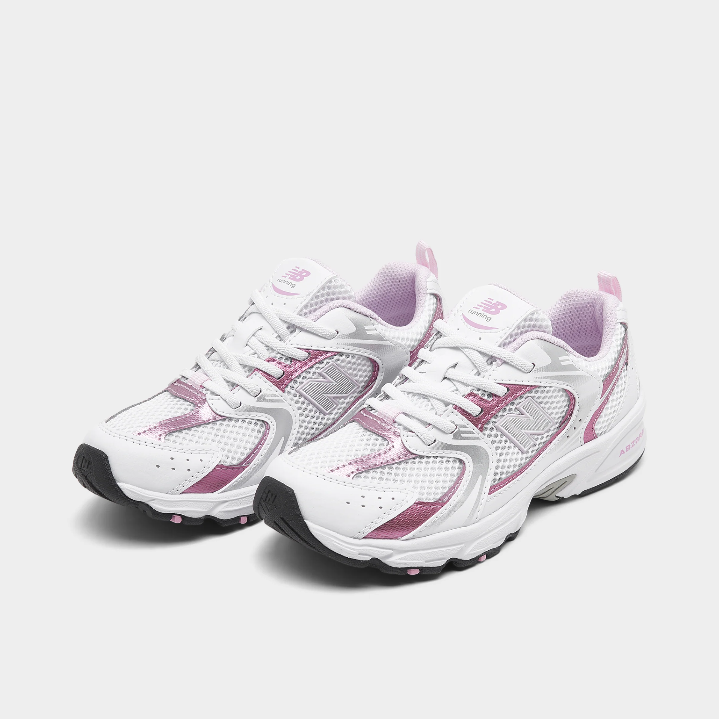 New Balance Children's 530 White / Pink Sugar - Image 2