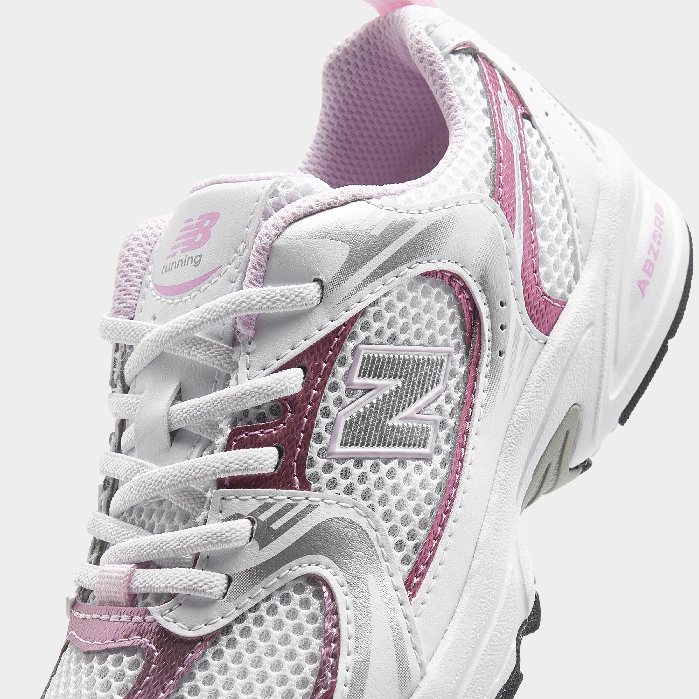 New Balance Children's 530 White / Pink Sugar - Image 3