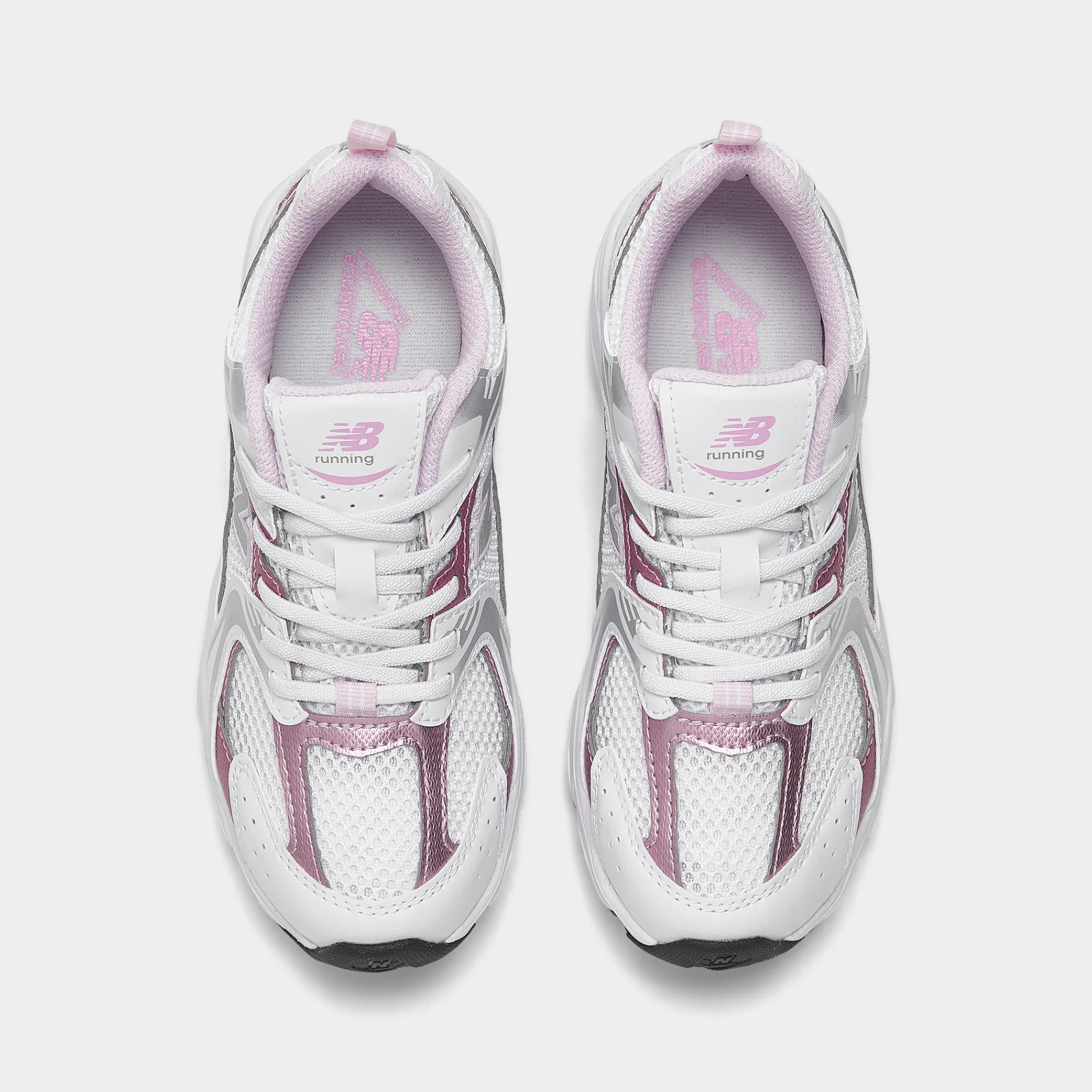 New Balance Children's 530 White / Pink Sugar - Image 5