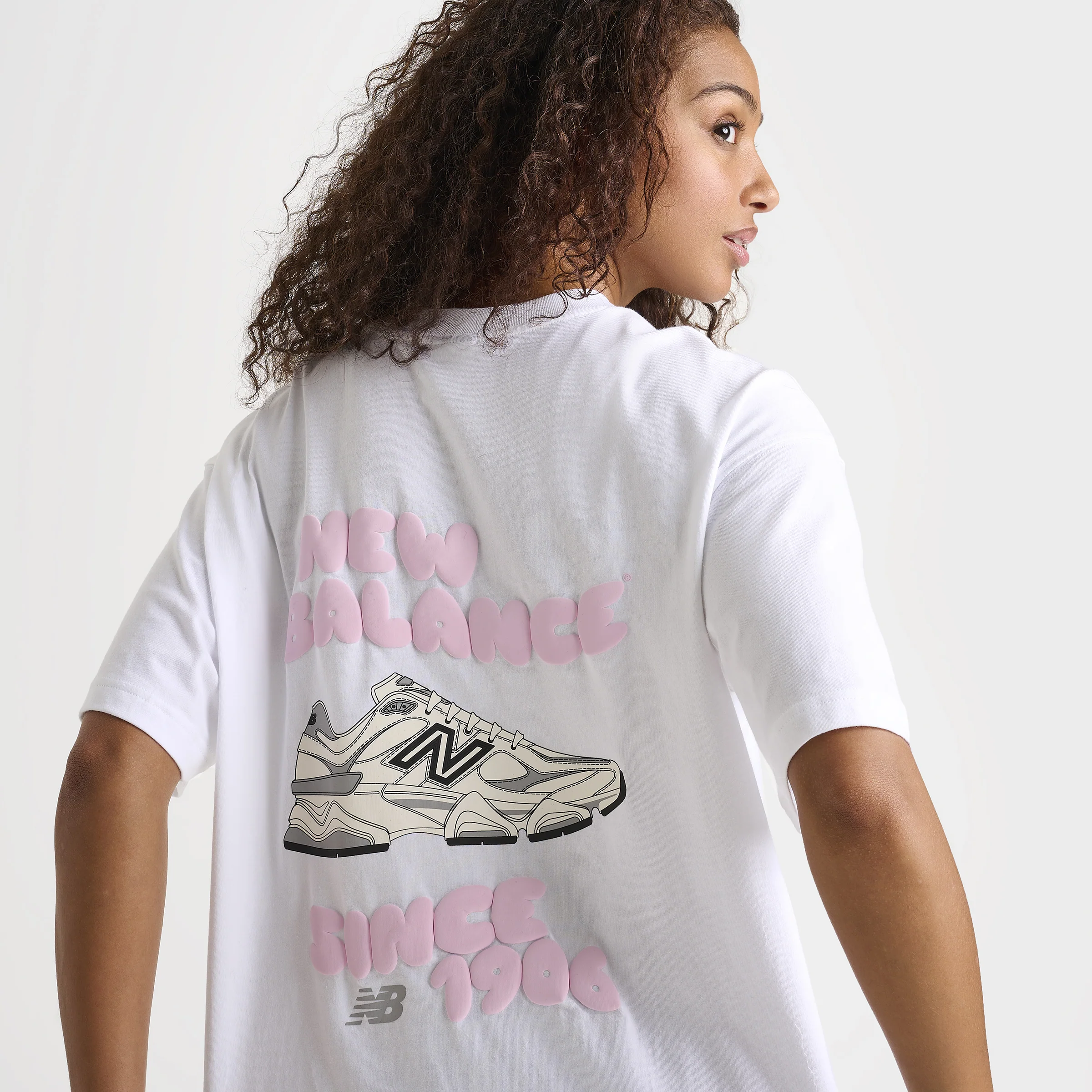 New Balance Women's 1906 Graphic T-Shirt / White - Image 3