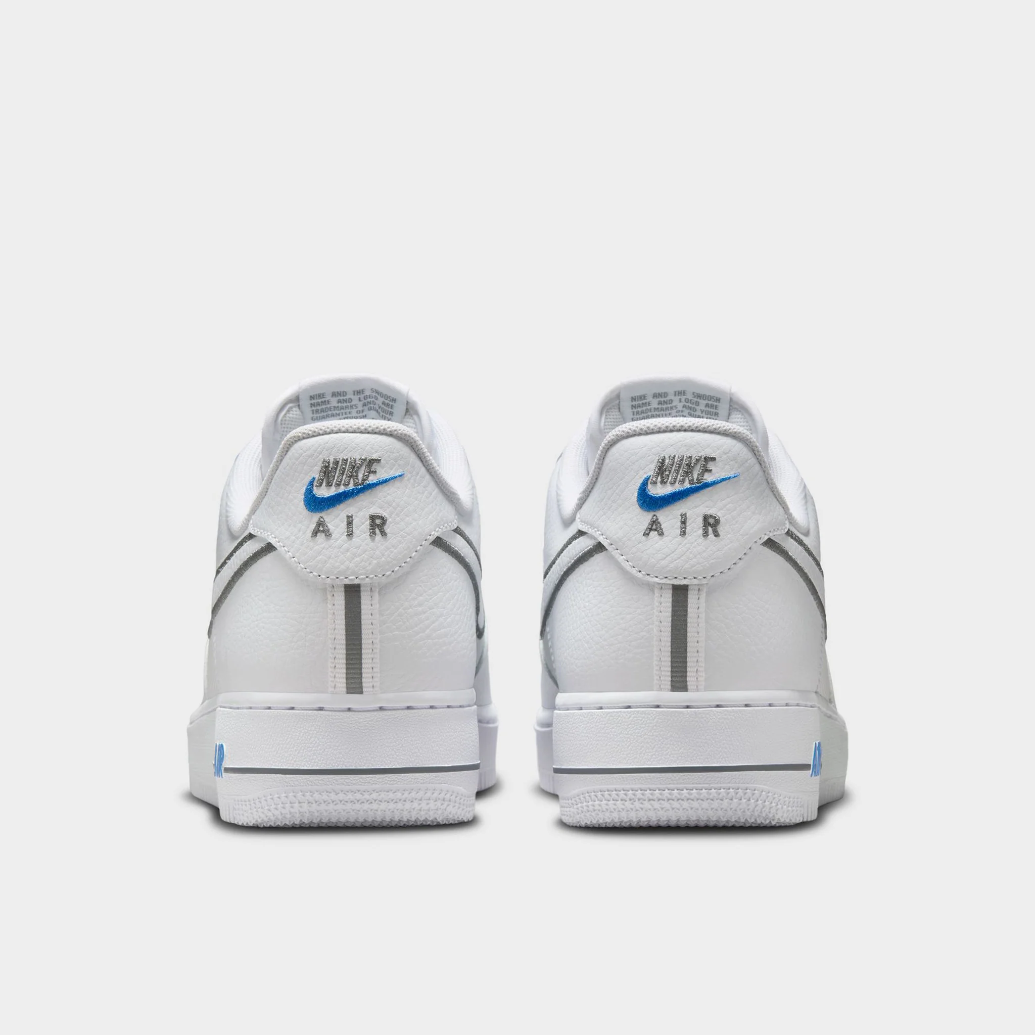 Nike Air Force 1 '07 White / Cool Grey - Photo Blue - Image 4