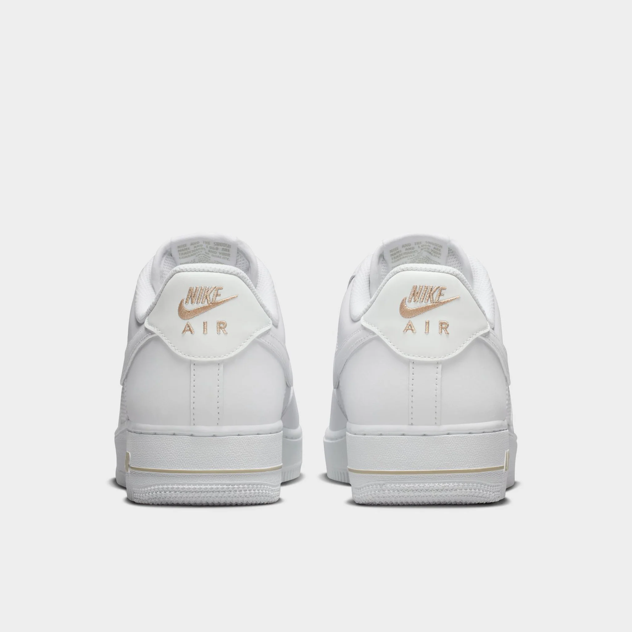 Nike Air Force 1 White / Silver - Image 4