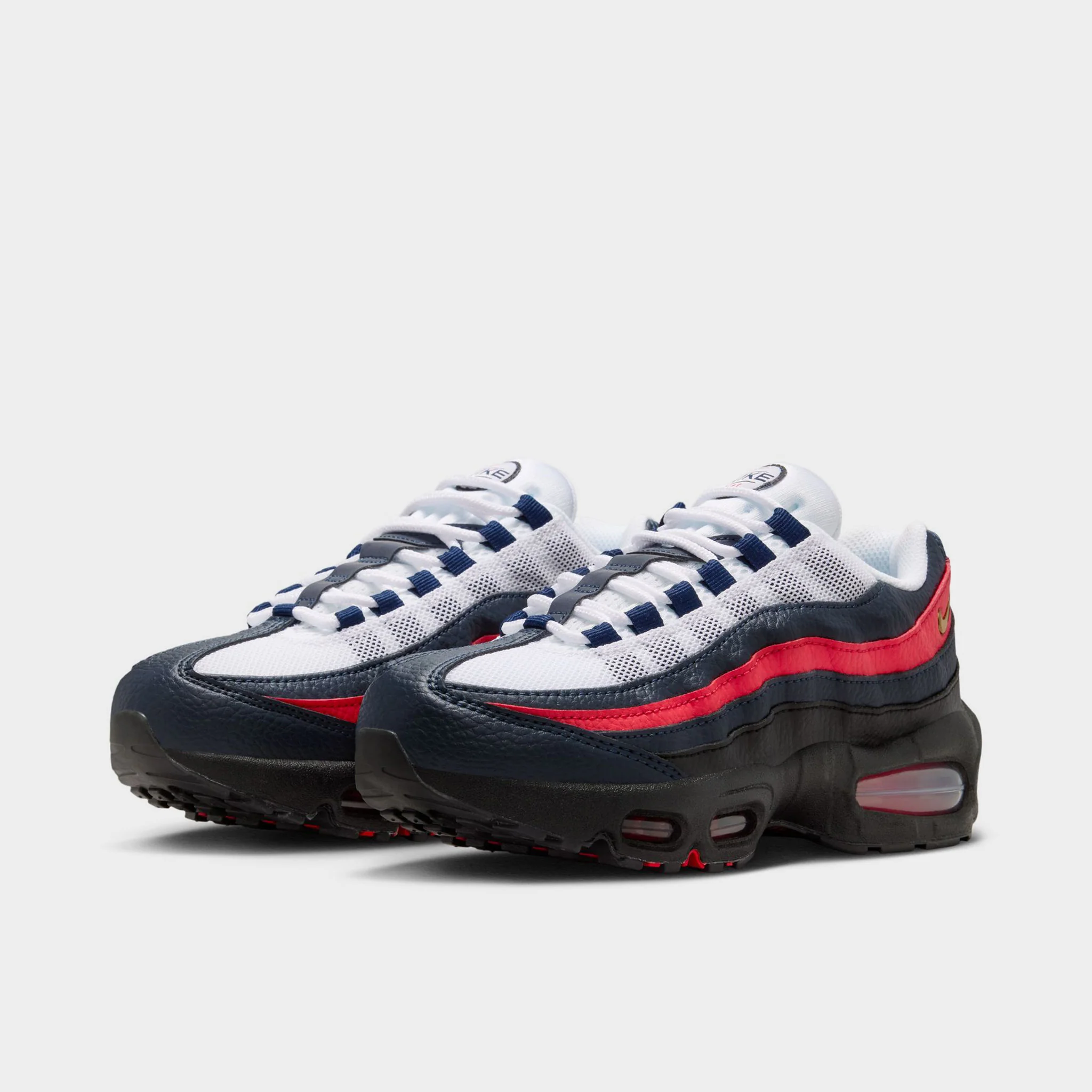 Nike Air Max 95 GS World Cup Obsidian / Metallic Gold - Challenge Red - Image 2