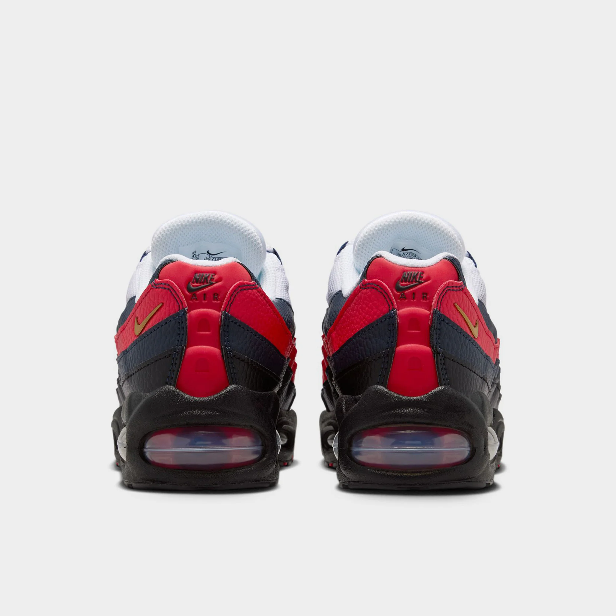 Nike Air Max 95 GS World Cup Obsidian / Metallic Gold - Challenge Red - Image 5