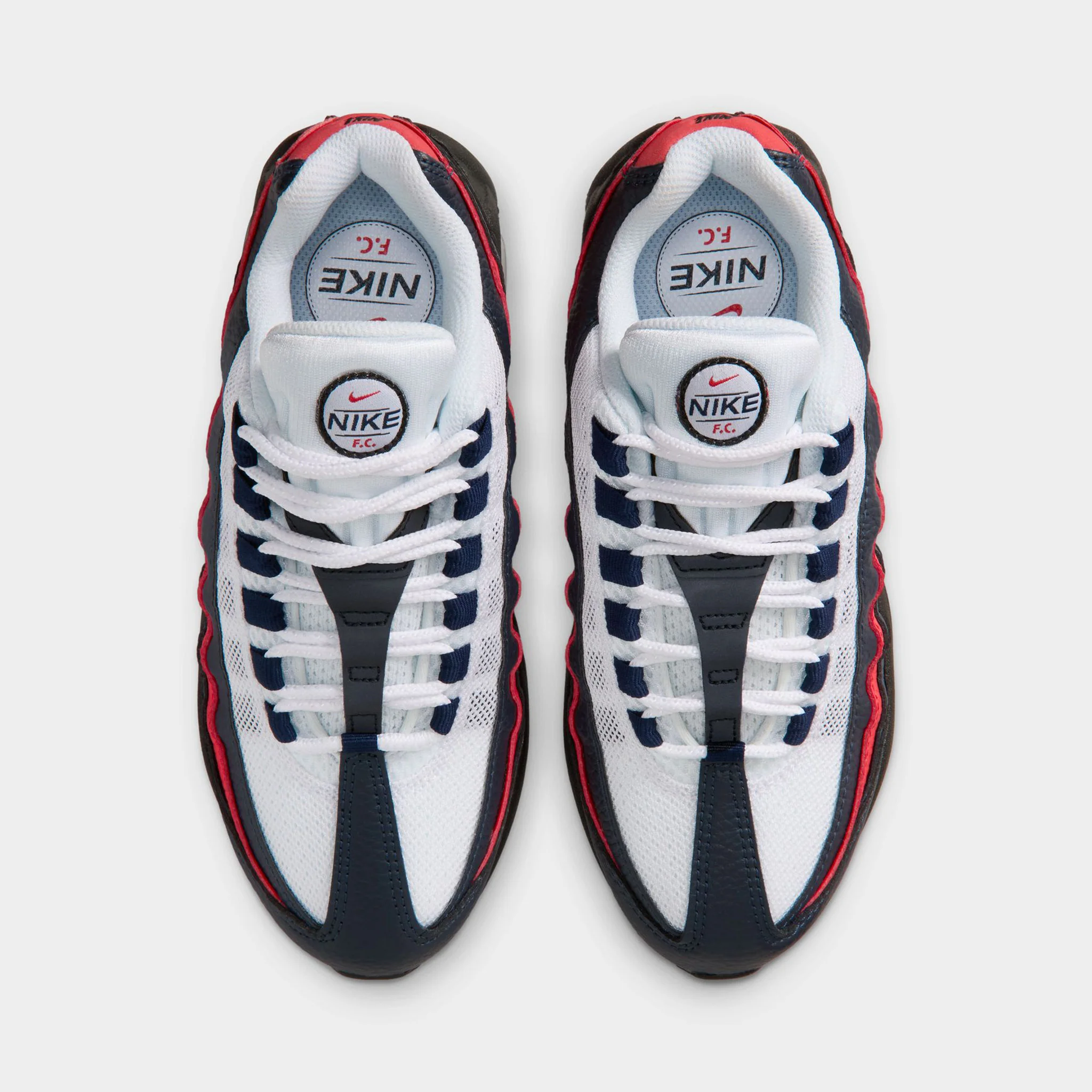 Nike Air Max 95 GS World Cup Obsidian / Metallic Gold - Challenge Red - Image 6