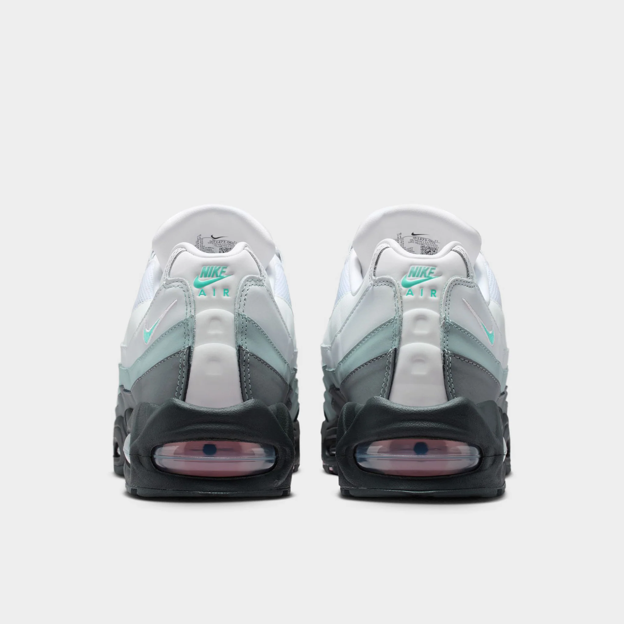 Nike Air Max 95 OG Anthracite / Pink Foam - Hyper Turqoise - Image 5